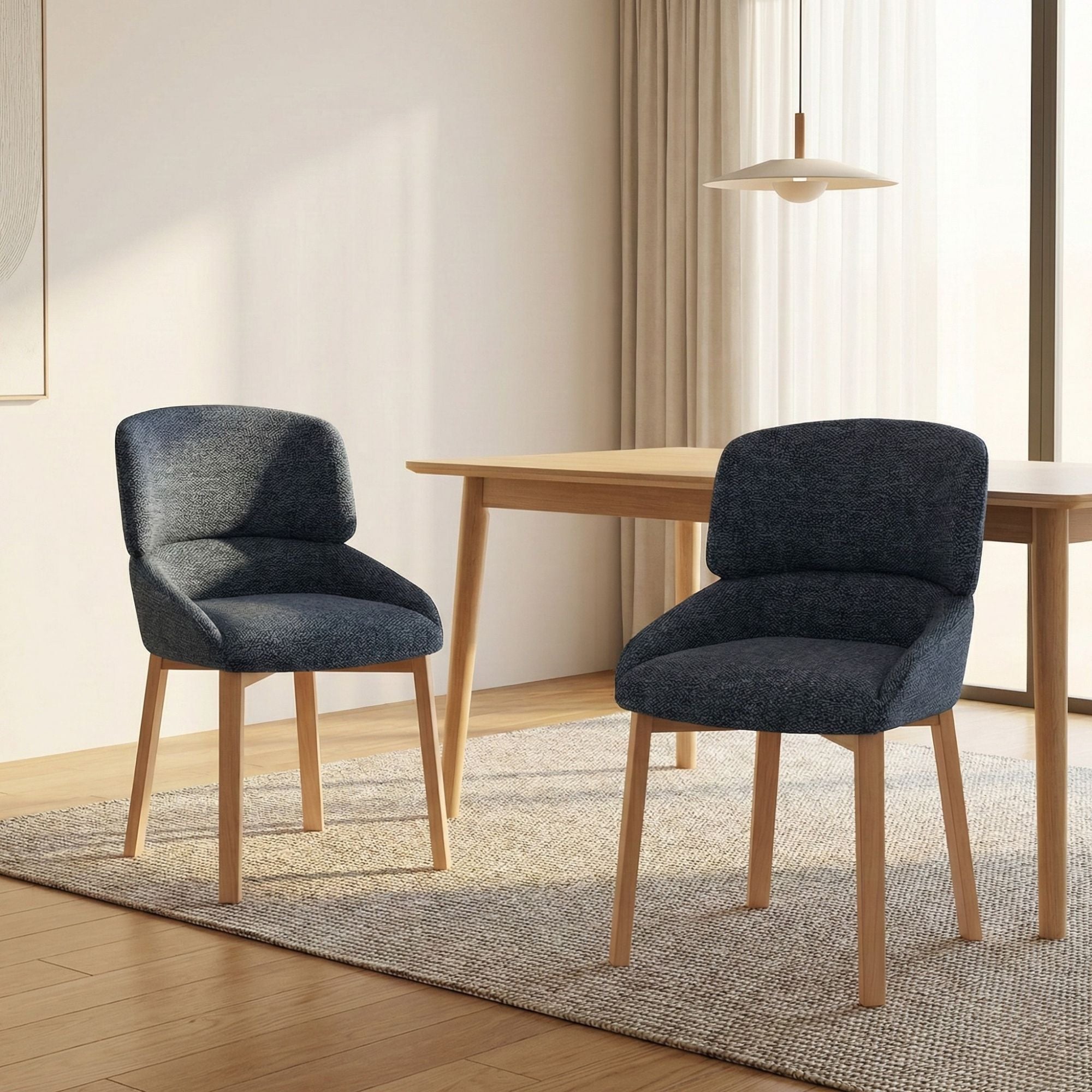 Cozy Dining Chair in Ocean (Set of 2) | CastleUp Experience Centre Online Furniture