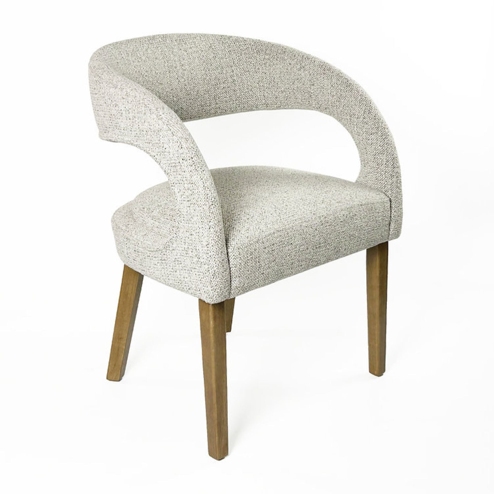 Elite Living Crestwood Dining Chair with wooden legs and upholstered seat, modern design for dining rooms.