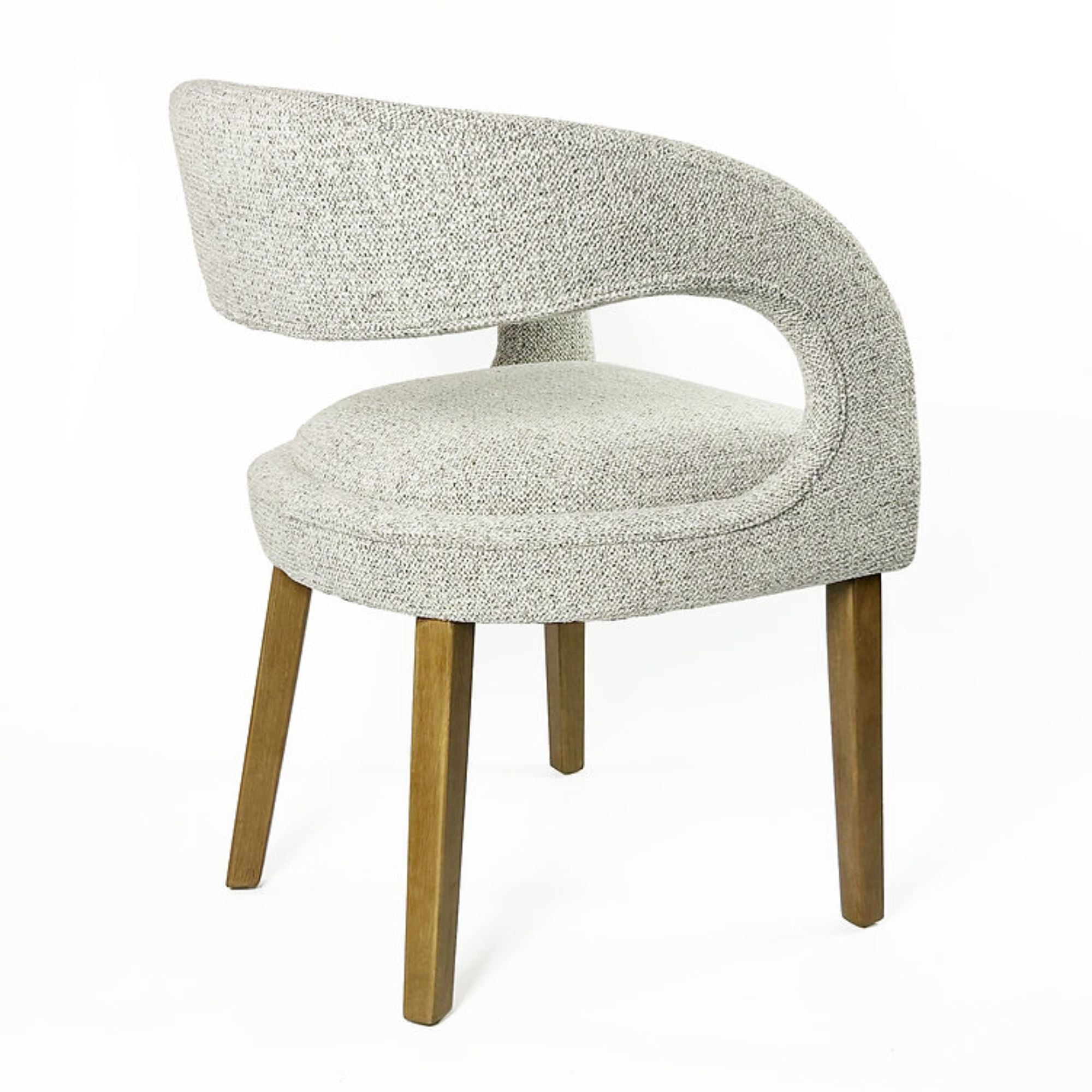 Elite Living Crestwood Dining Chair with wooden legs and upholstered seat, modern design for dining room decor
