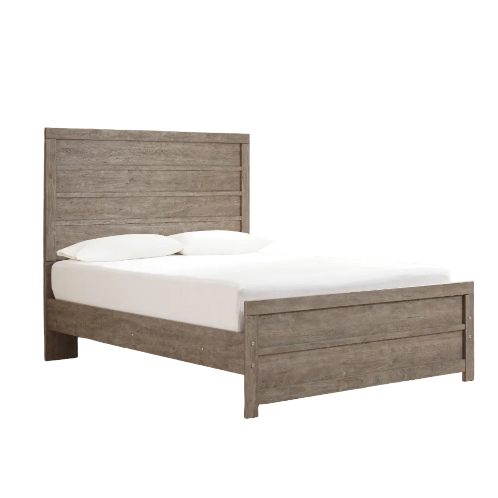 Grey Culverbach bed from Signature Ashley, showcasing a stylish bedroom with a modern bed frame and coordinating bedding.