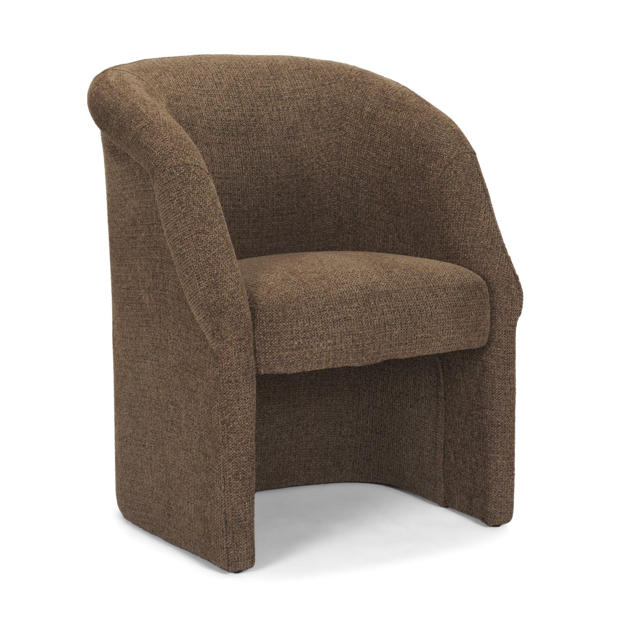 Mercana Curtis Handmade Dining Armchair in Brown | CastleUp Experience Centre Online Furniture