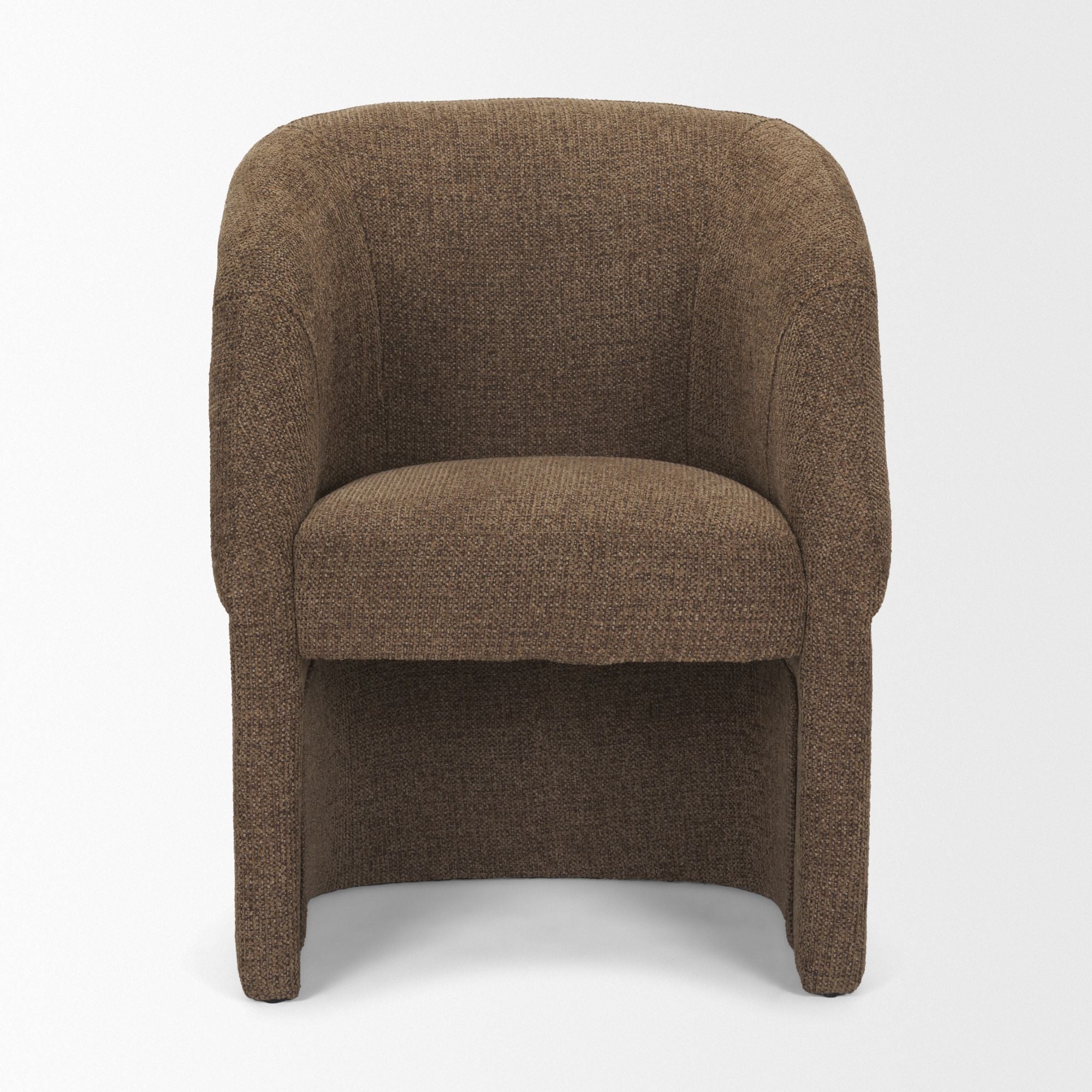 Mercana Curtis Handmade Dining Armchair in Brown | CastleUp Experience Centre Online Furniture