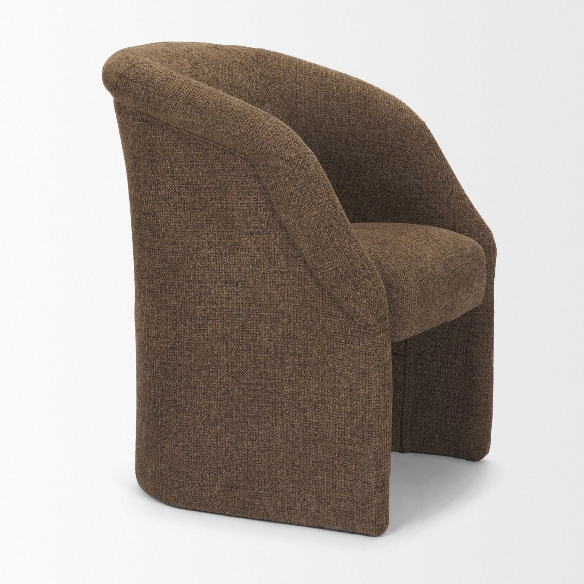 Mercana Curtis Handmade Dining Armchair in Brown | CastleUp Experience Centre Online Furniture