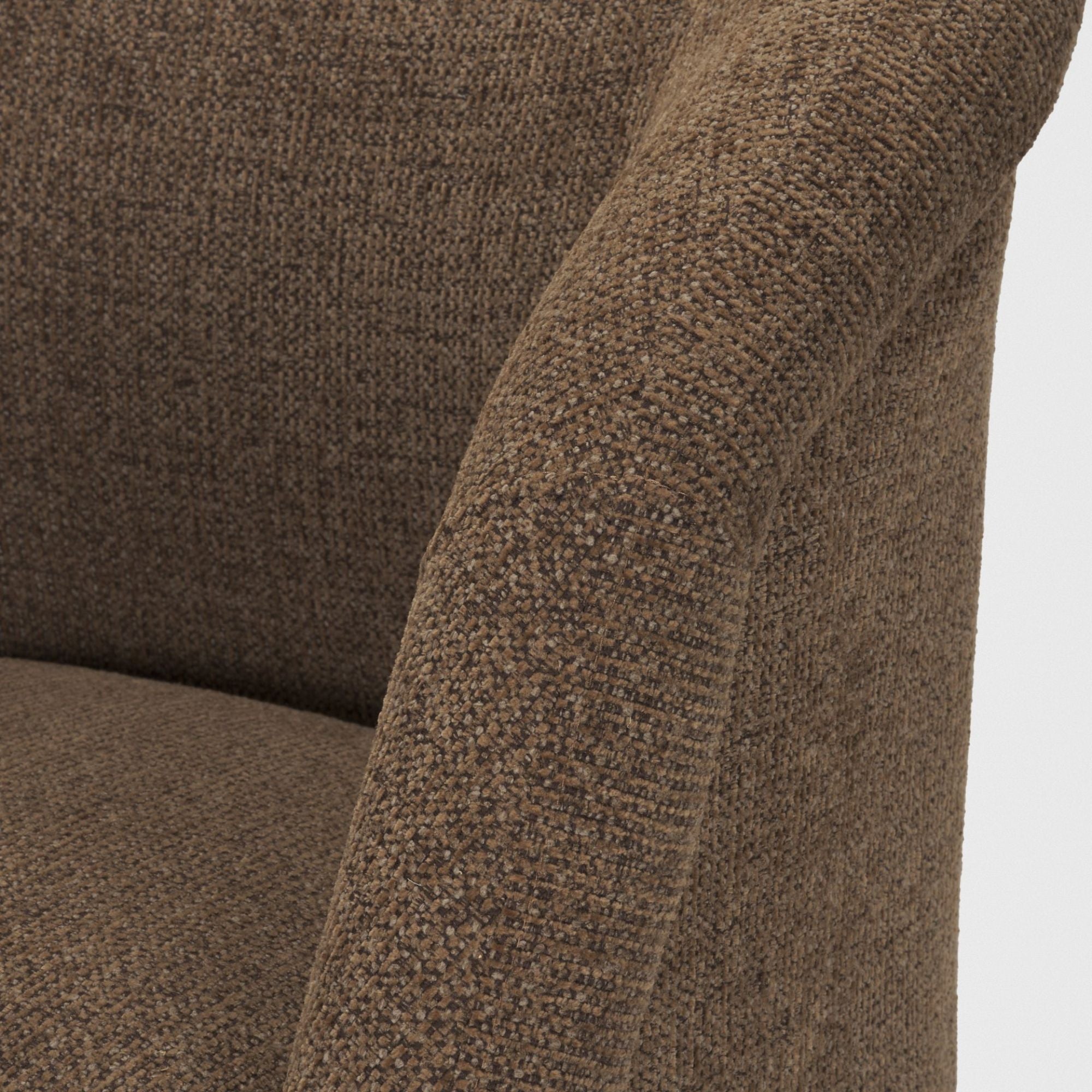 Mercana Curtis Handmade Dining Armchair in Brown | CastleUp Experience Centre Online Furniture