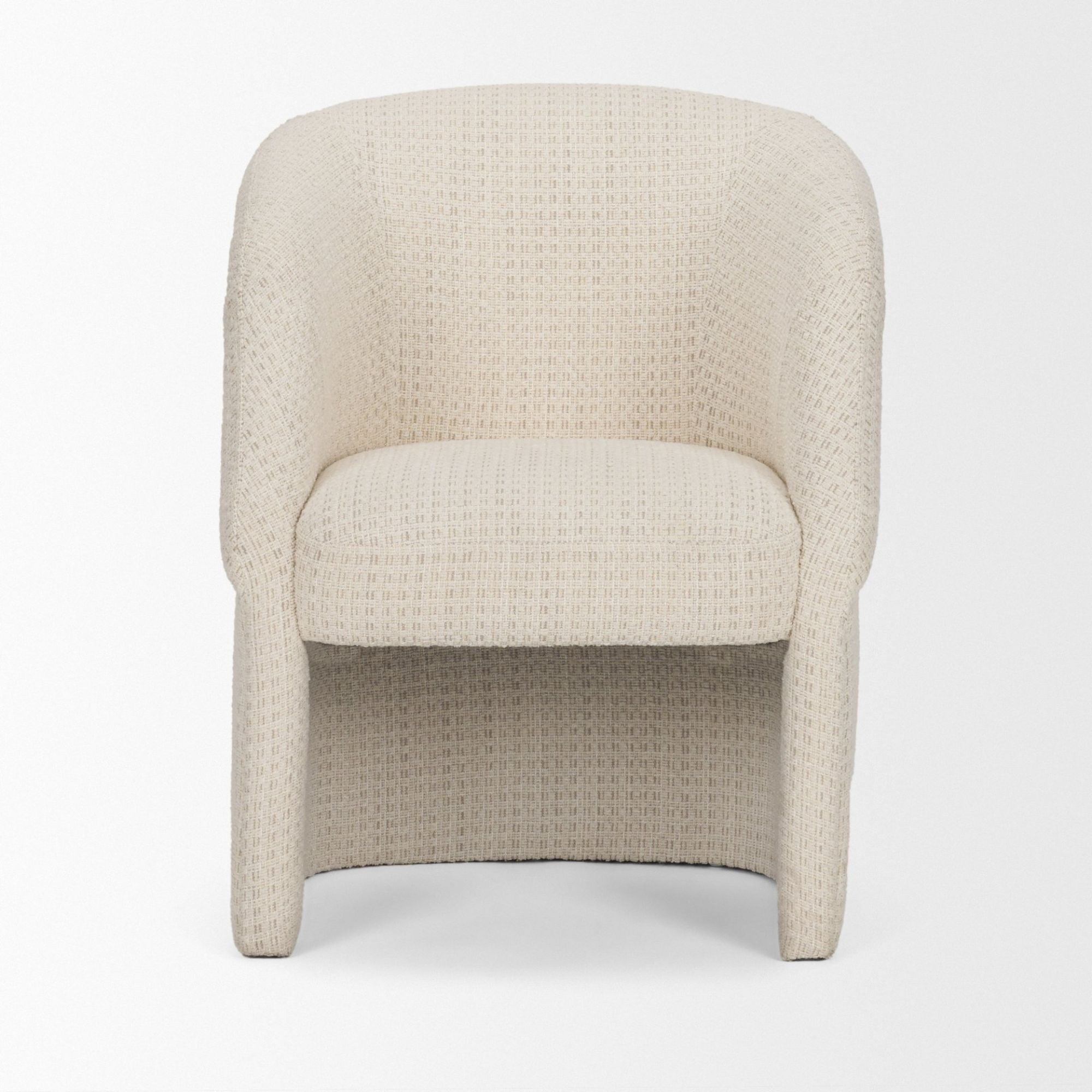 Mercana Curtis Handmade Dining Armchair in Cream | CastleUp Experience Centre Online Furniture