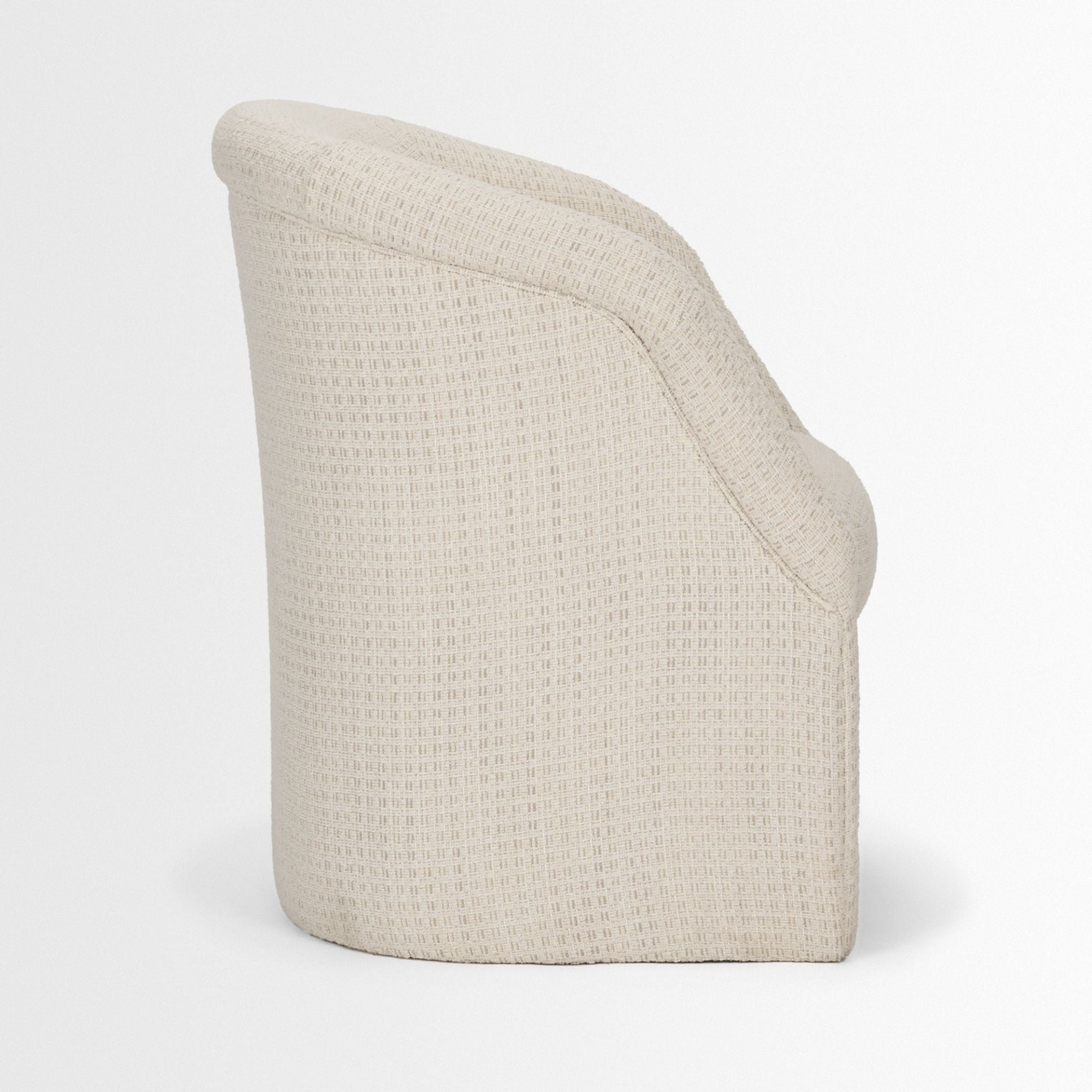 Mercana Curtis Handmade Dining Armchair in Cream | CastleUp Experience Centre Online Furniture