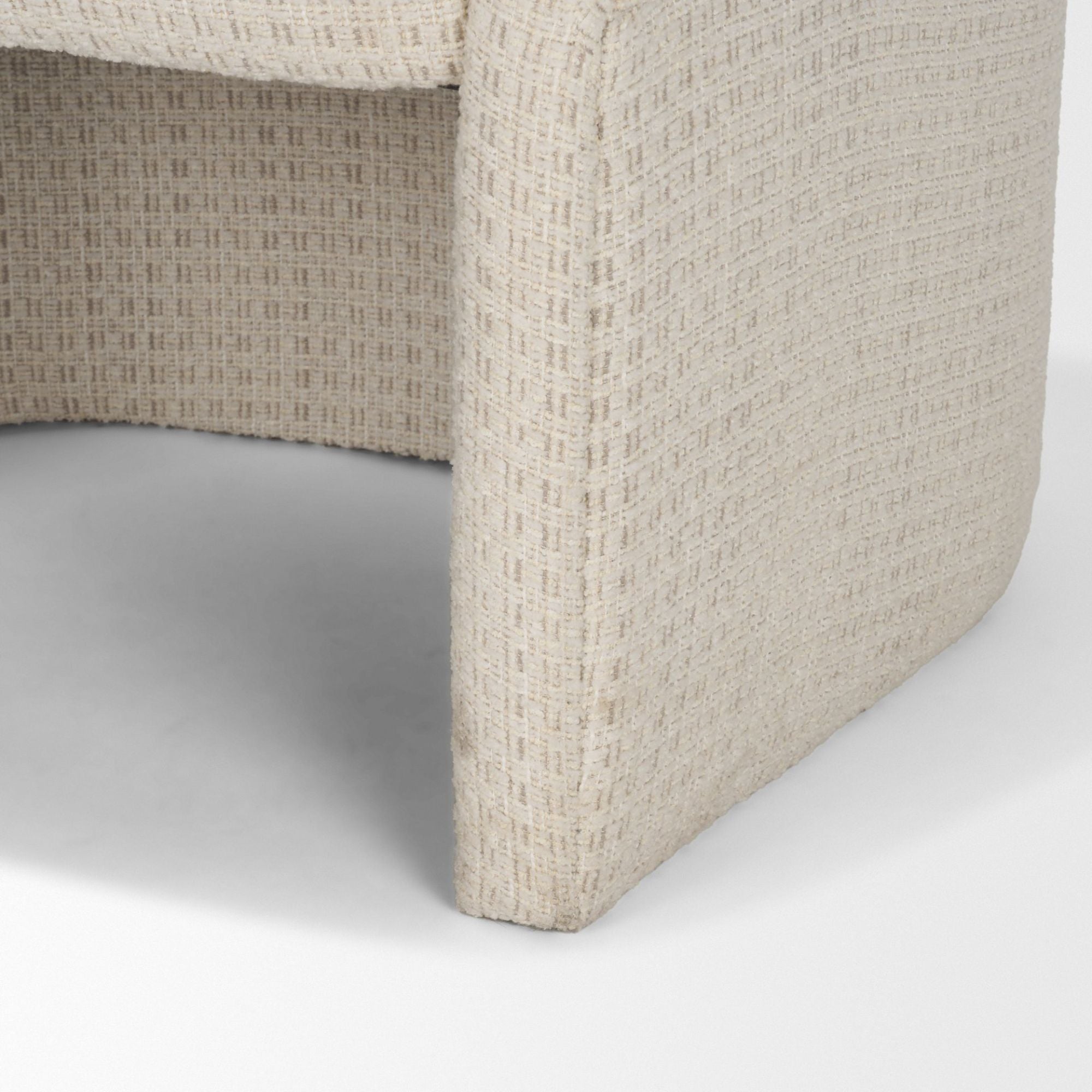Mercana Curtis Handmade Dining Armchair in Cream | CastleUp Experience Centre Online Furniture