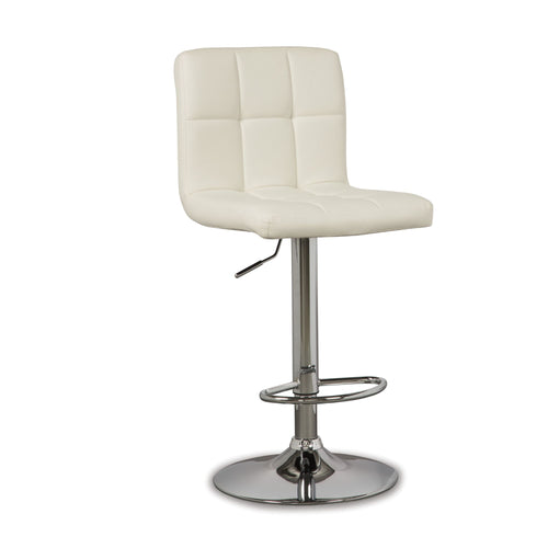 Cream Bellatier Tall UPH Swivel Bar Stool by Signature Design by Ashley with plush upholstered seat and sleek metal base.