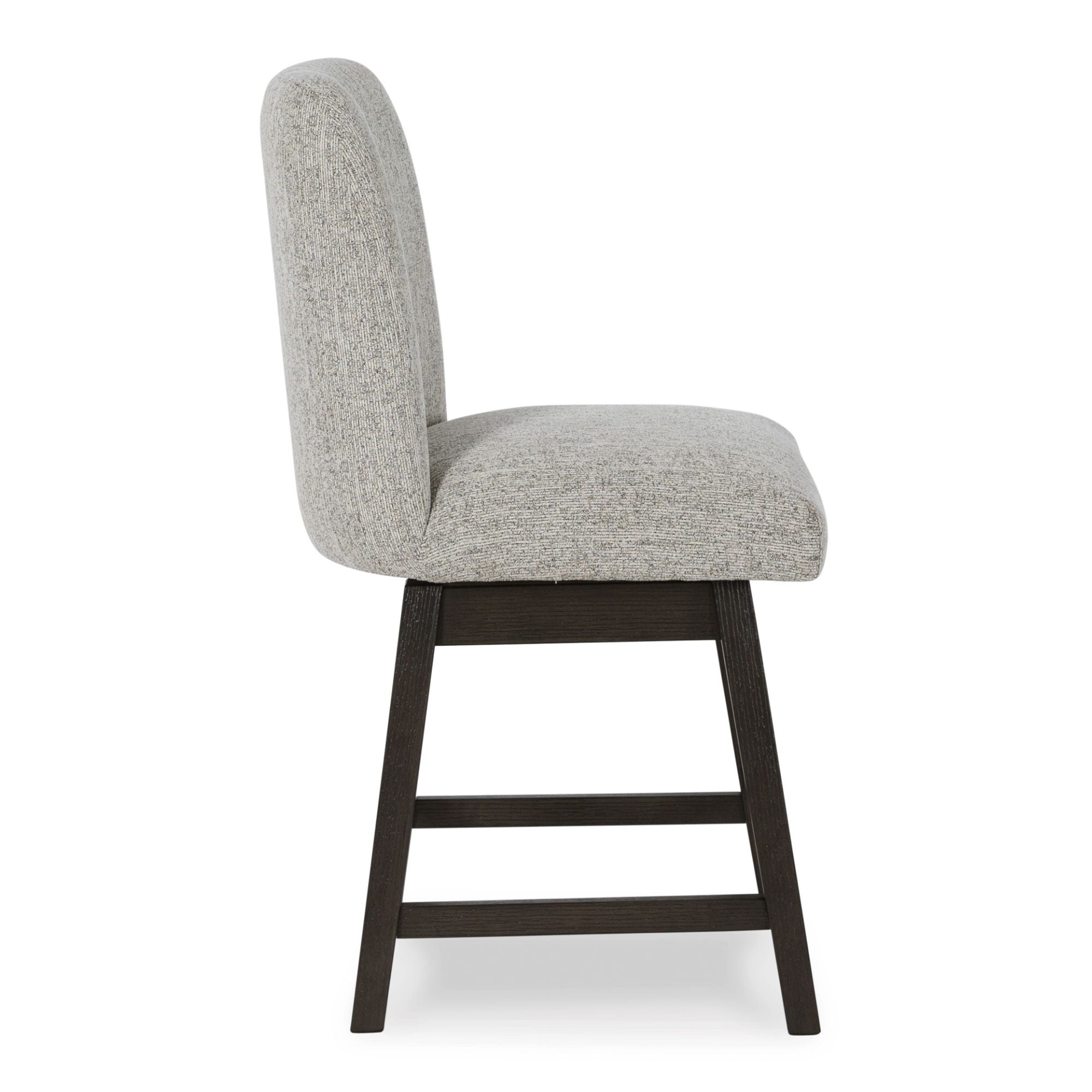 Dark brown Ashley Burkhaus Pub Dining Set with barstool, featuring a modern dining room set design, perfect for contemporary dining spaces.