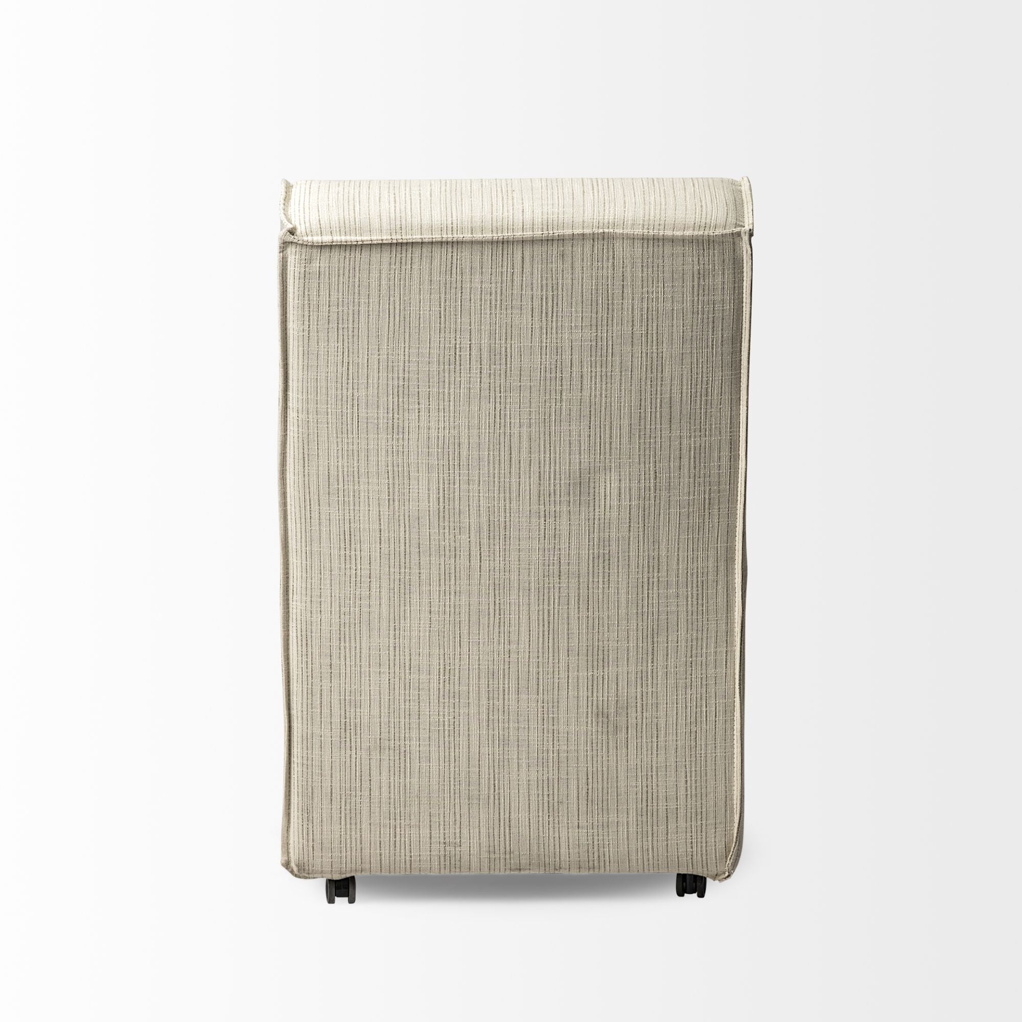 Mercana Damon Collection Dining Chair on Casters in Cream | CastleUp Experience Centre Online Furniture