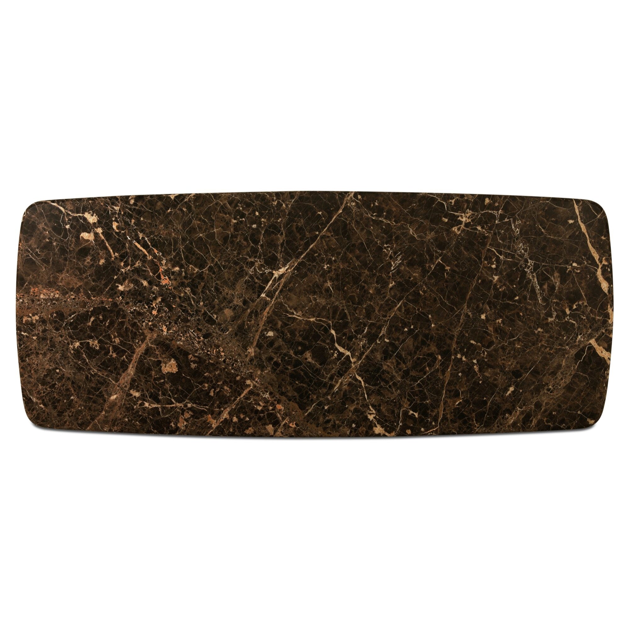 Daphne Large Dining Table – Dark Emperador Marble (Pre-Order)
