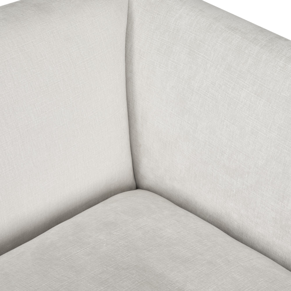 Xcella Truro Sofa in matte gold finish with elegant design, showcasing a stylish and comfortable living room seating option.