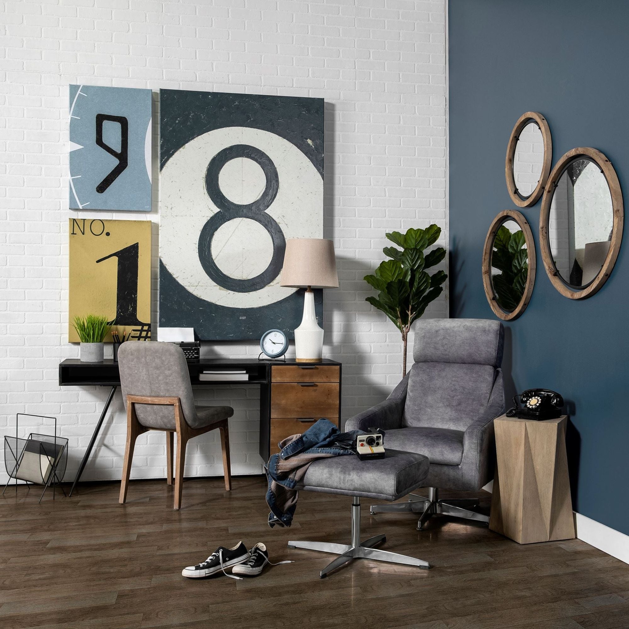 Mercana David Collection Dining Chair in Brown | CastleUp Experience Centre Online Furniture