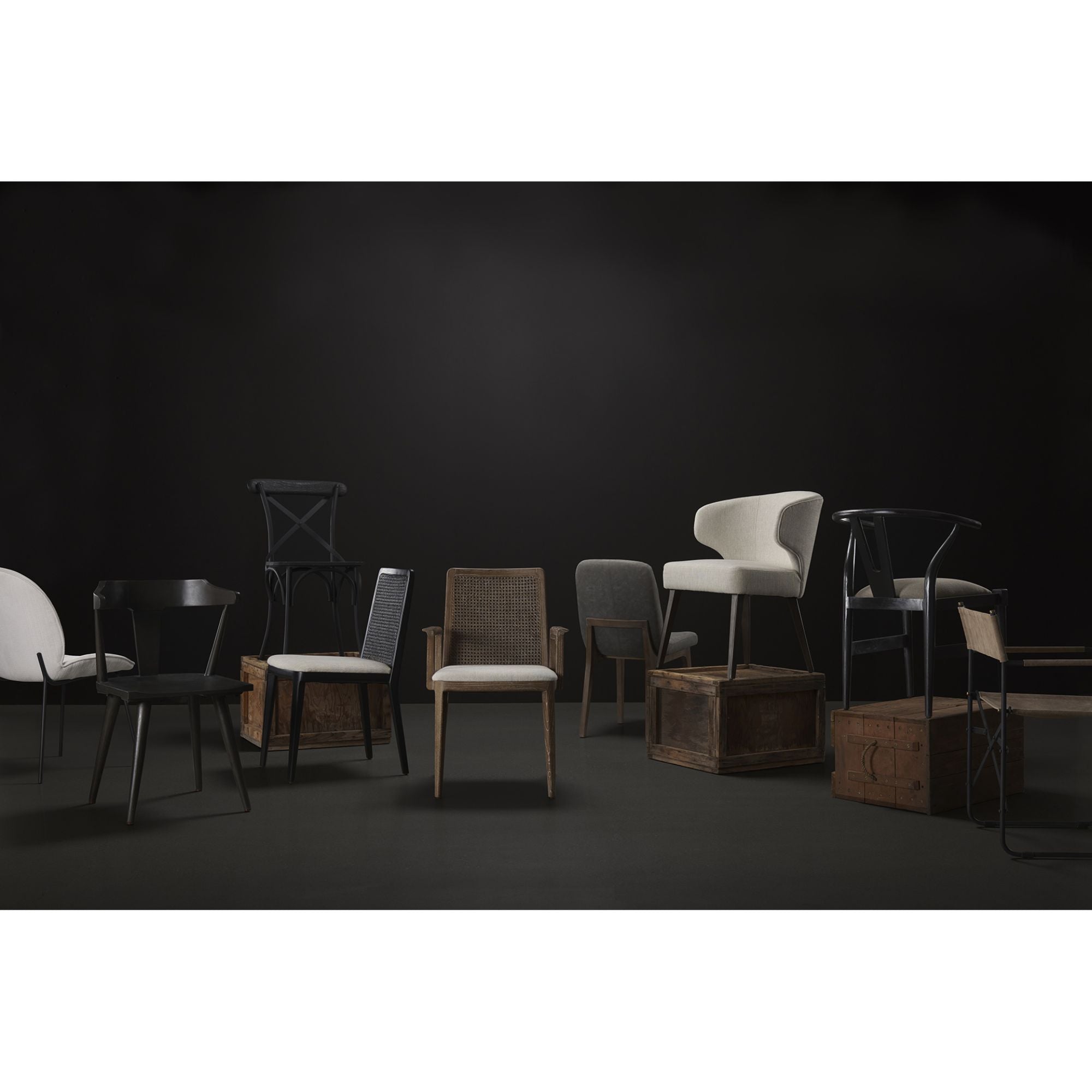Mercana David Collection Dining Chair in Brown | CastleUp Experience Centre Online Furniture