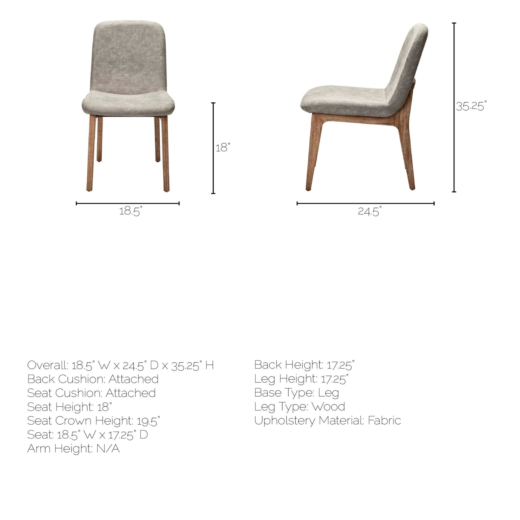 Mercana David Collection Dining Chair in Brown | CastleUp Experience Centre Online Furniture