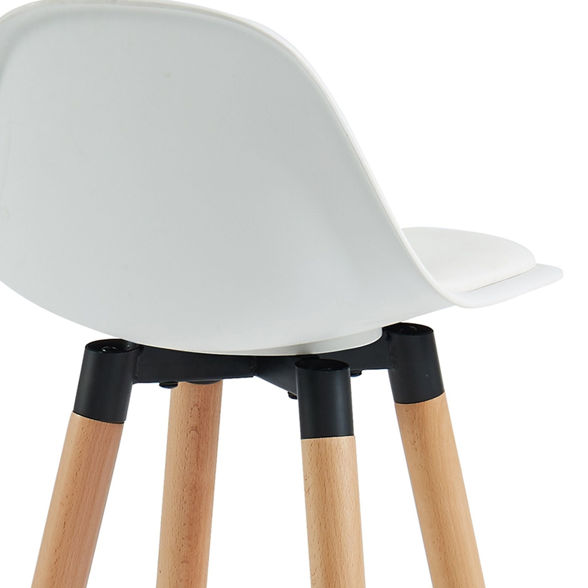 Diablo 26" Counter Stool White and Natural (Set of 2)
