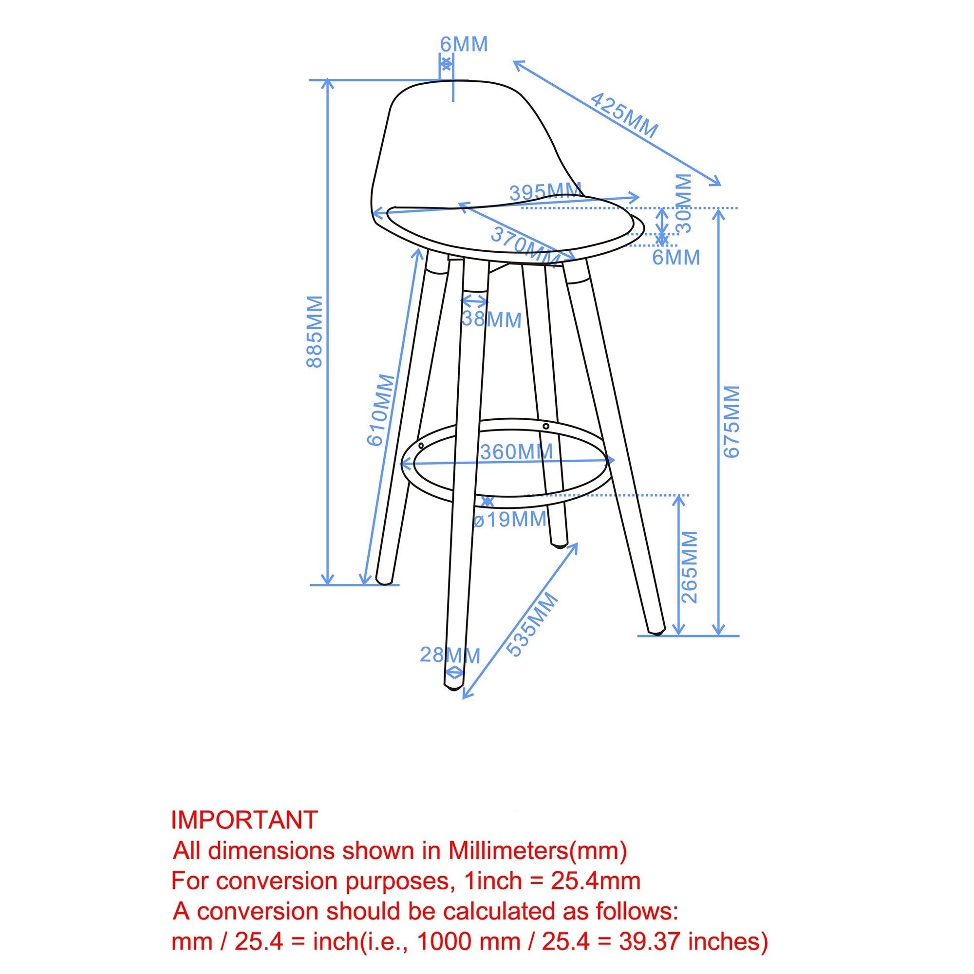 Diablo 26" Counter Stool Black and Natural (Set of 2)