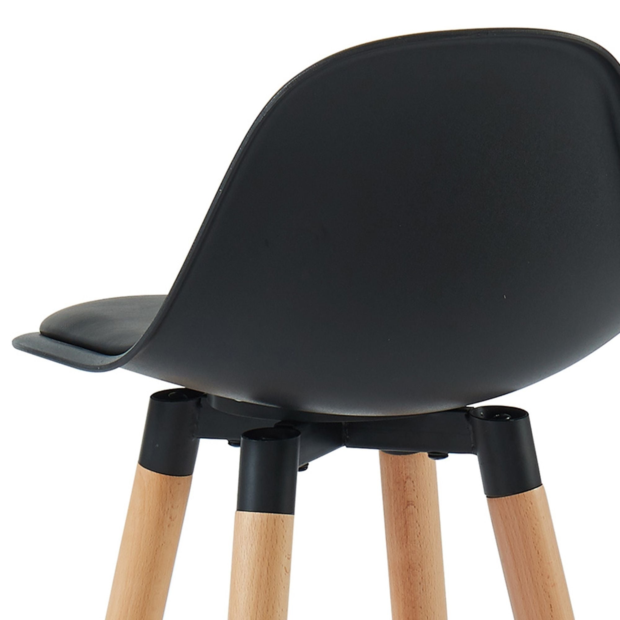 Diablo 26" Counter Stool Black and Natural (Set of 2)