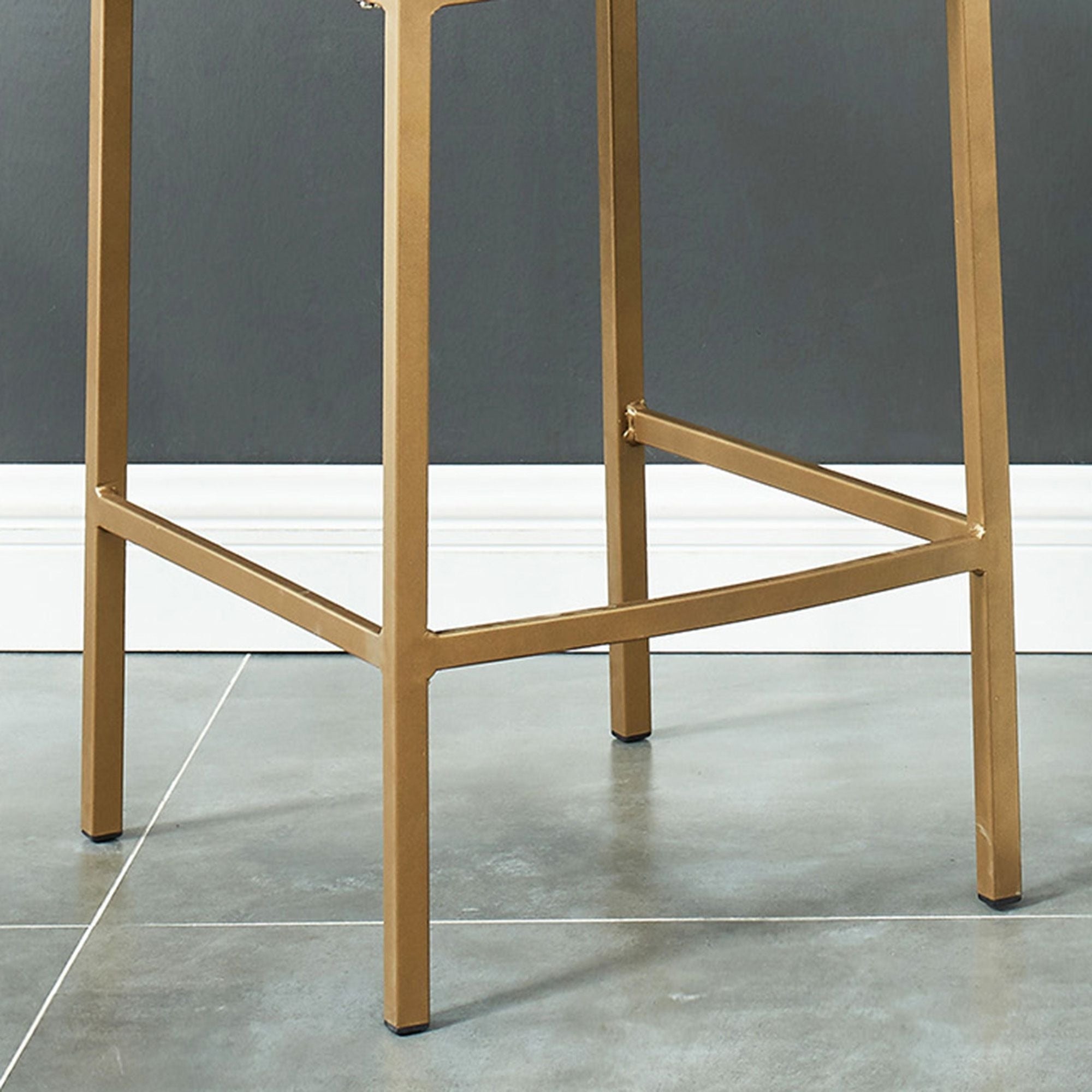 Tabouret de bar réglable Mabel – Vert (Lot de 2)