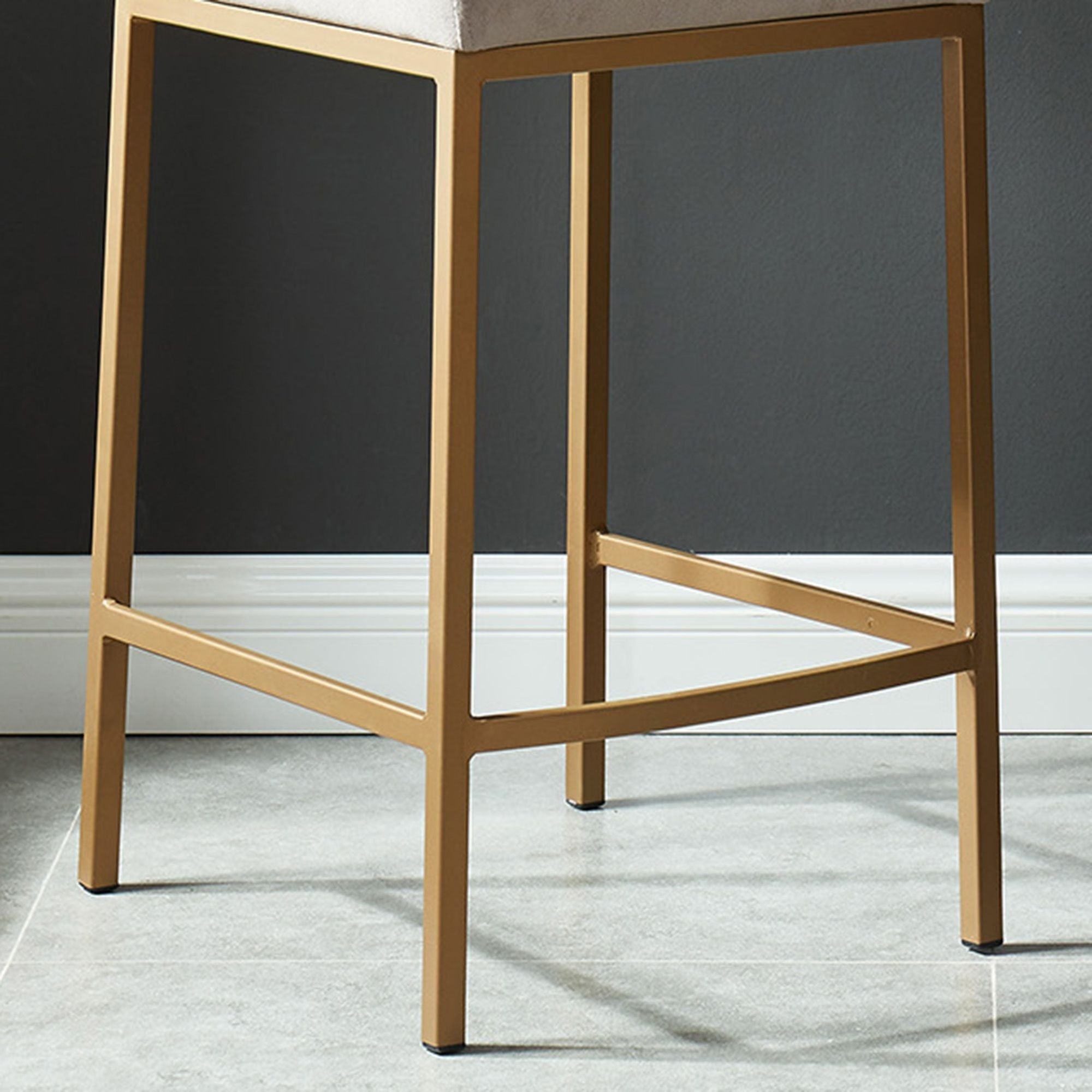 Tabouret de bar réglable Mabel – Vert (Lot de 2)