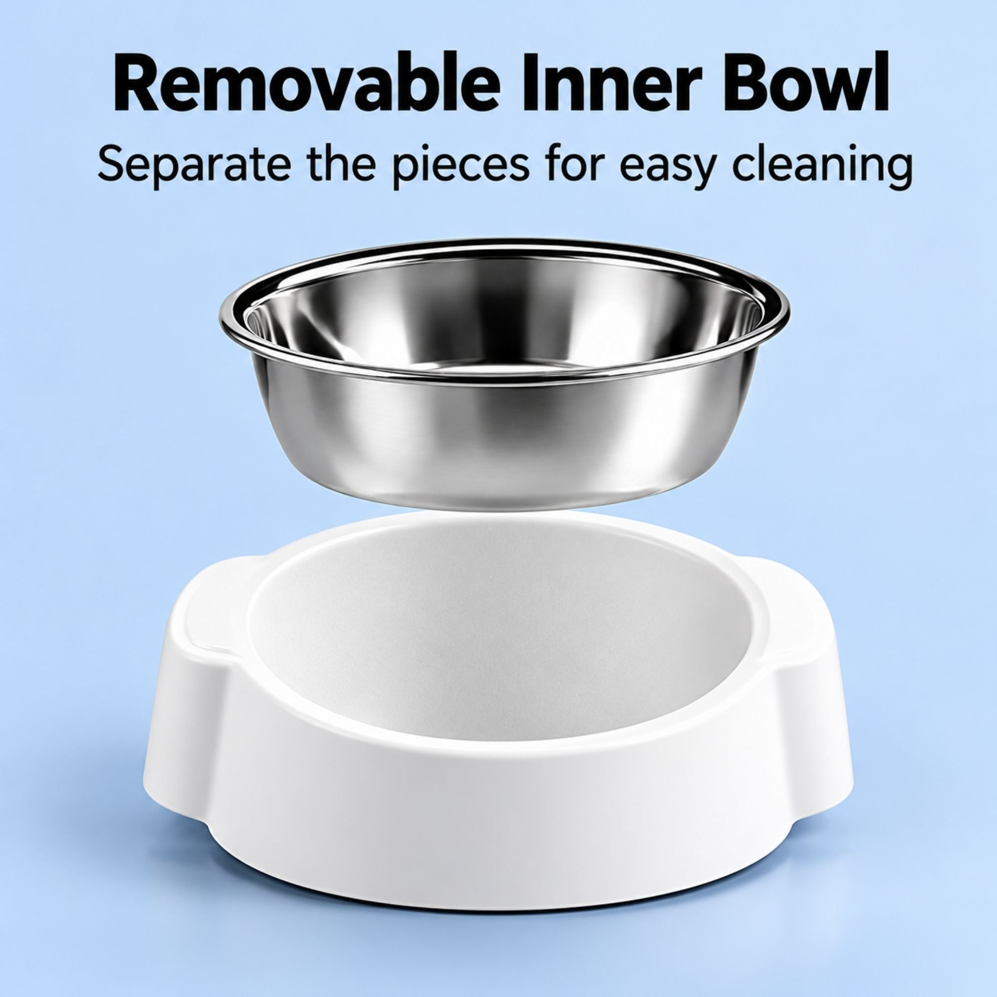 Superdesign Dog Head-Shaped Pet Bowl