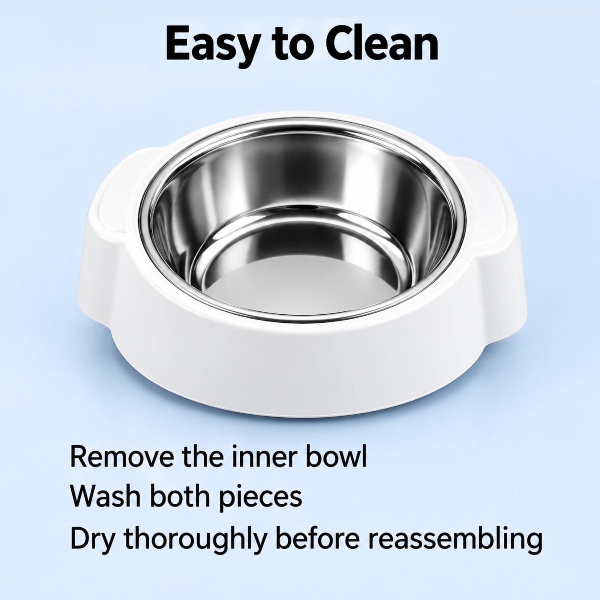Superdesign Dog Head-Shaped Pet Bowl