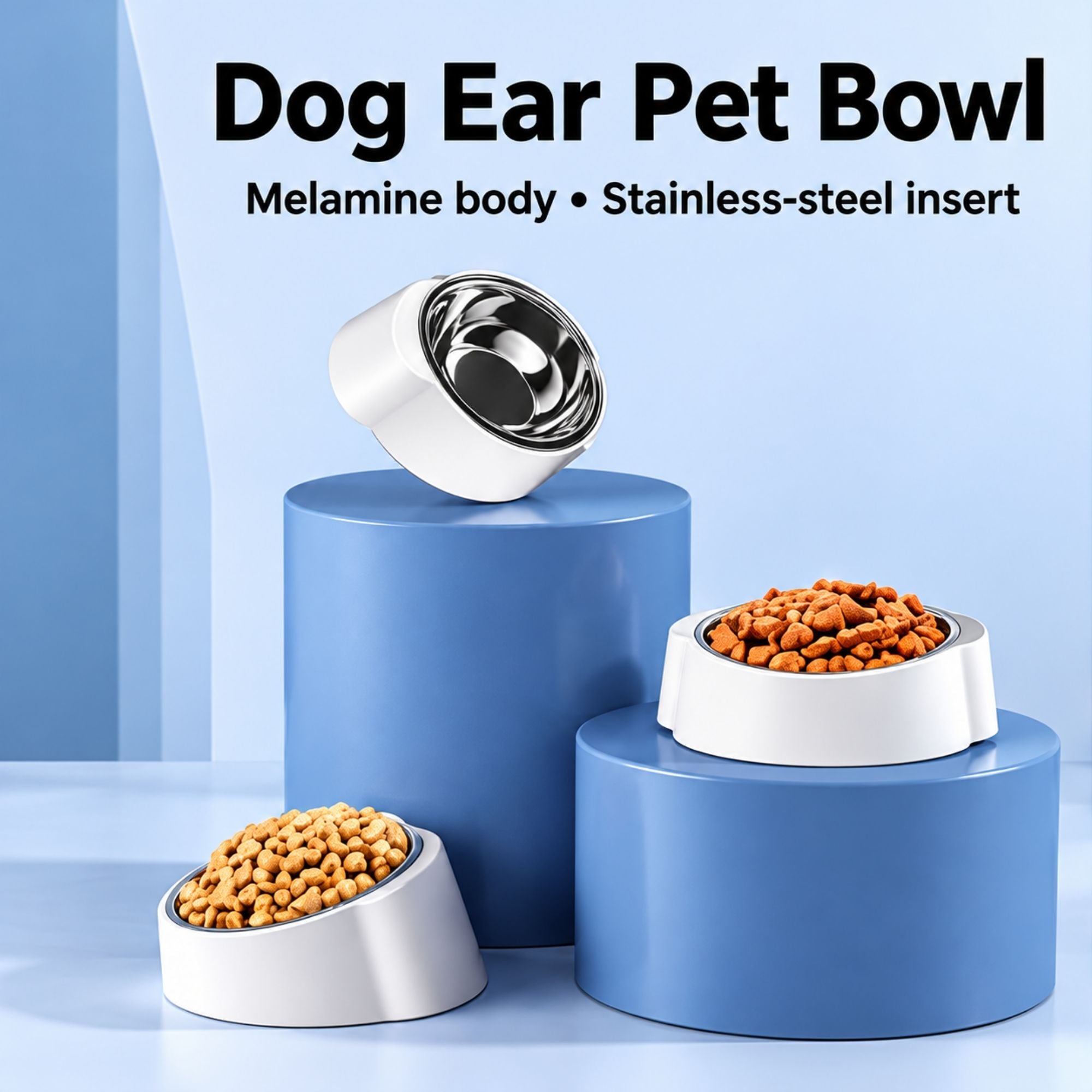 Superdesign Dog Head-Shaped Pet Bowl