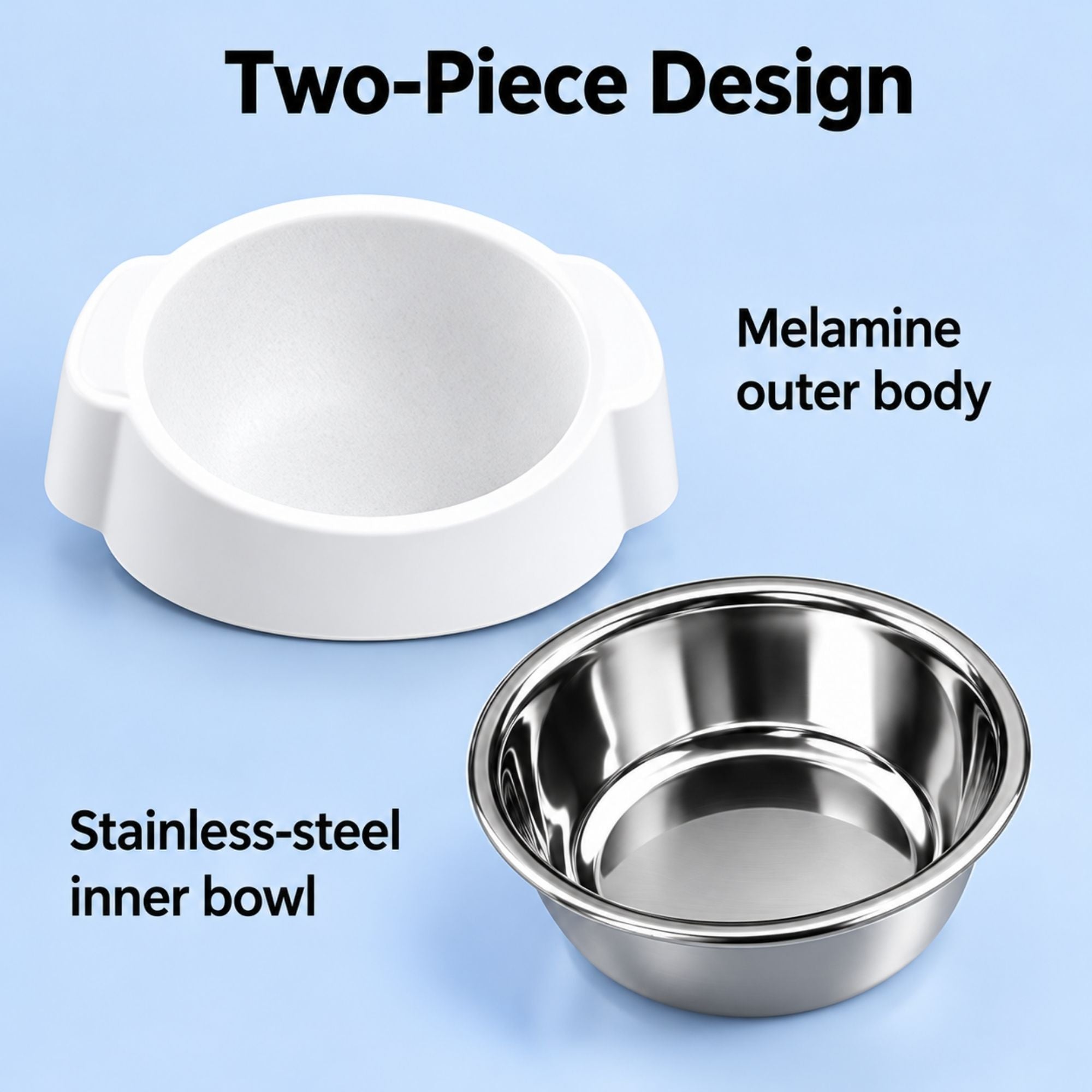 Superdesign Dog Head-Shaped Pet Bowl