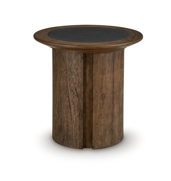 Dontayne Round End Table