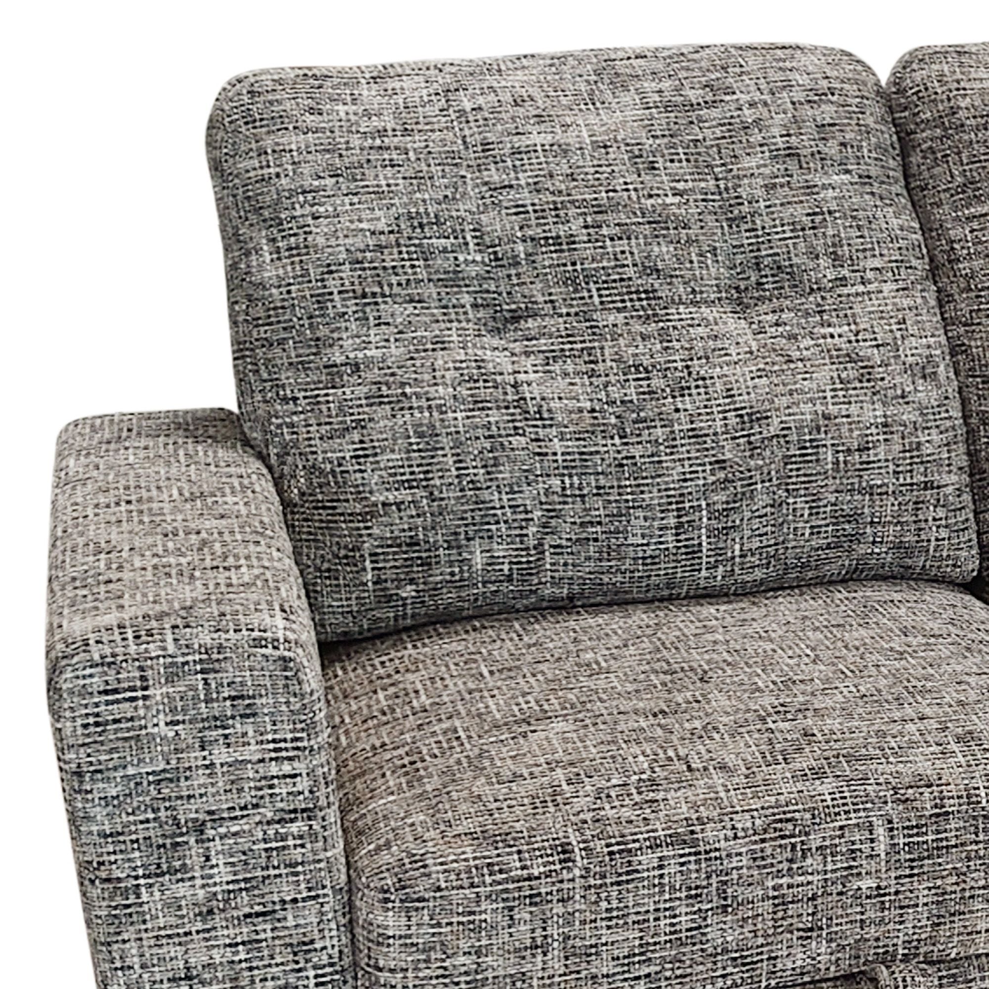Warm grey Draga sectional sofa bed with reversible chaise and built-in storage, stylish and functional living room furniture.