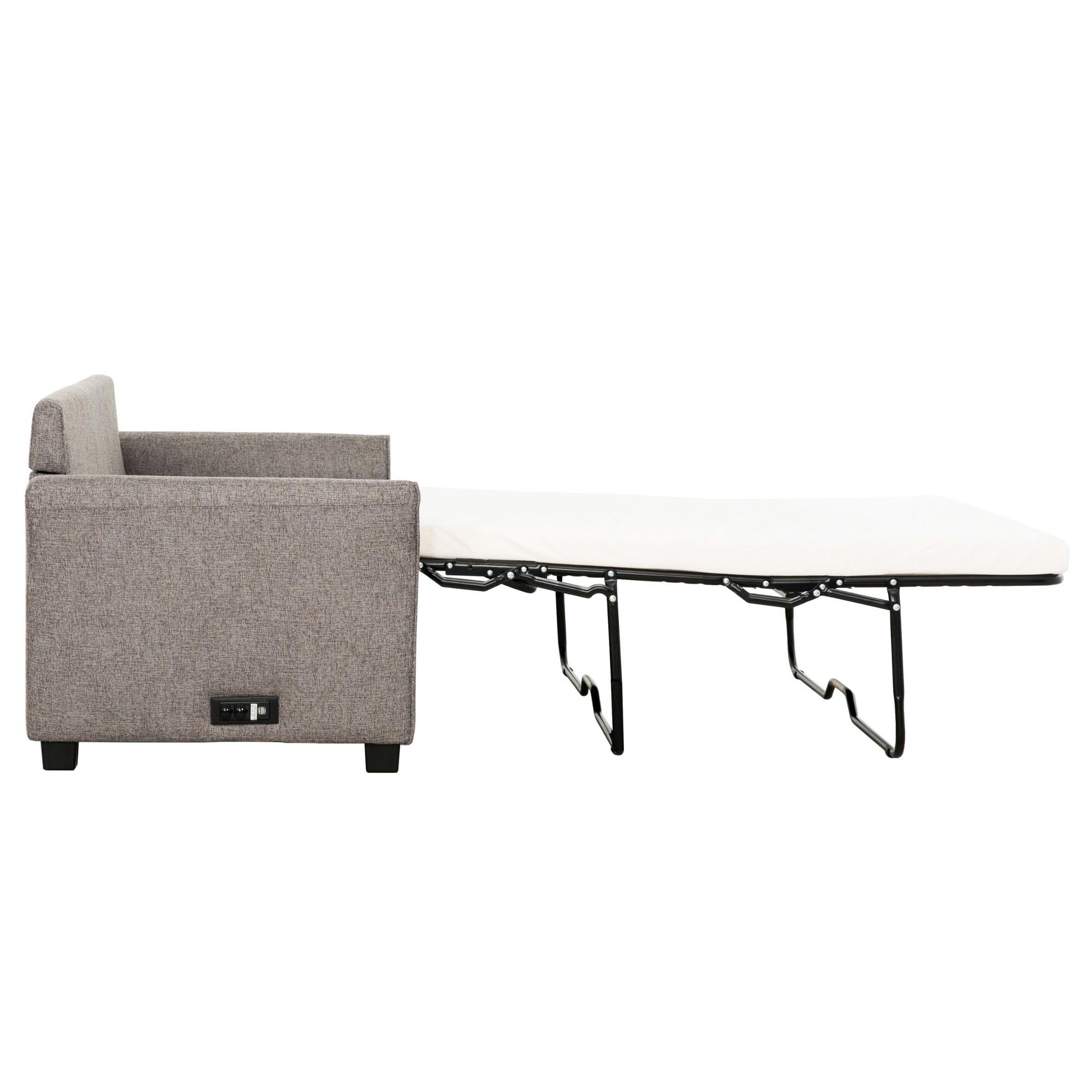Drake Memory Foam Sofa Bed Dark Grey