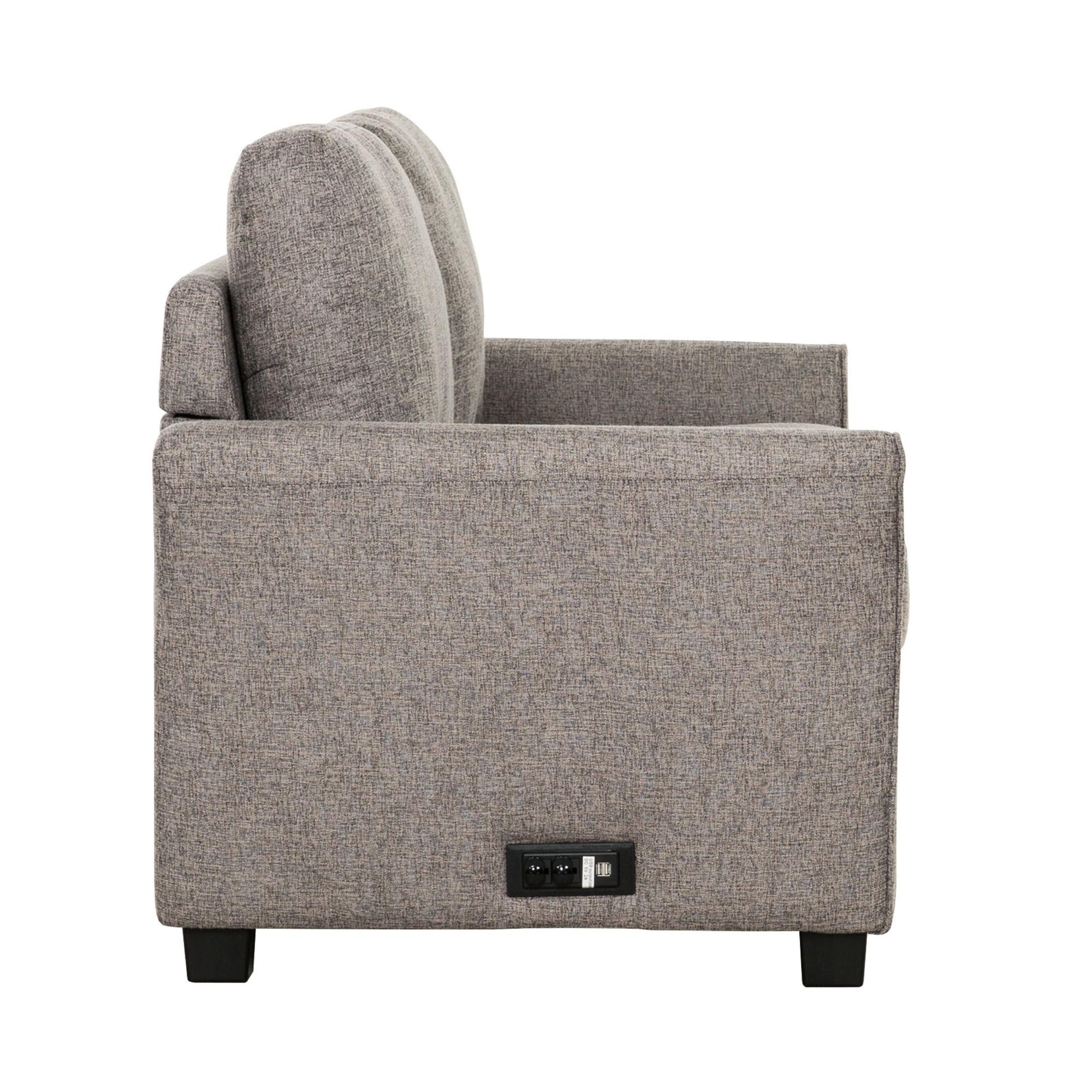 Drake Memory Foam Sofa Bed Dark Grey