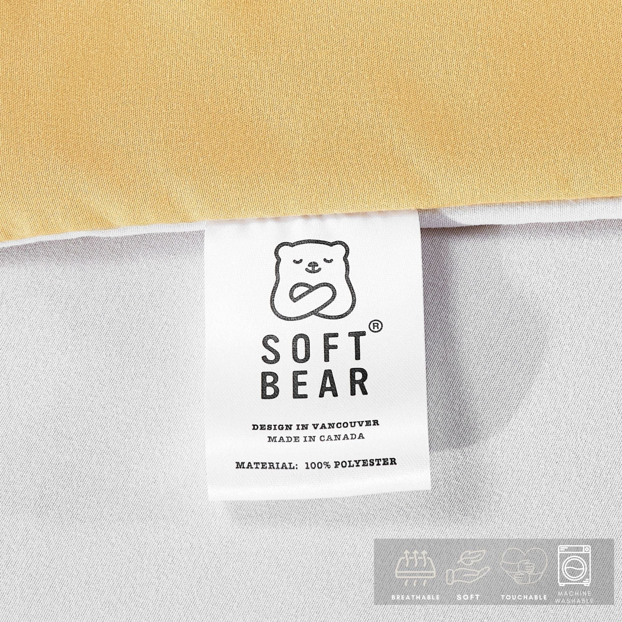 Duvet Cover Set - Reversible in Gold & Cream | CastleUp Experience Centre