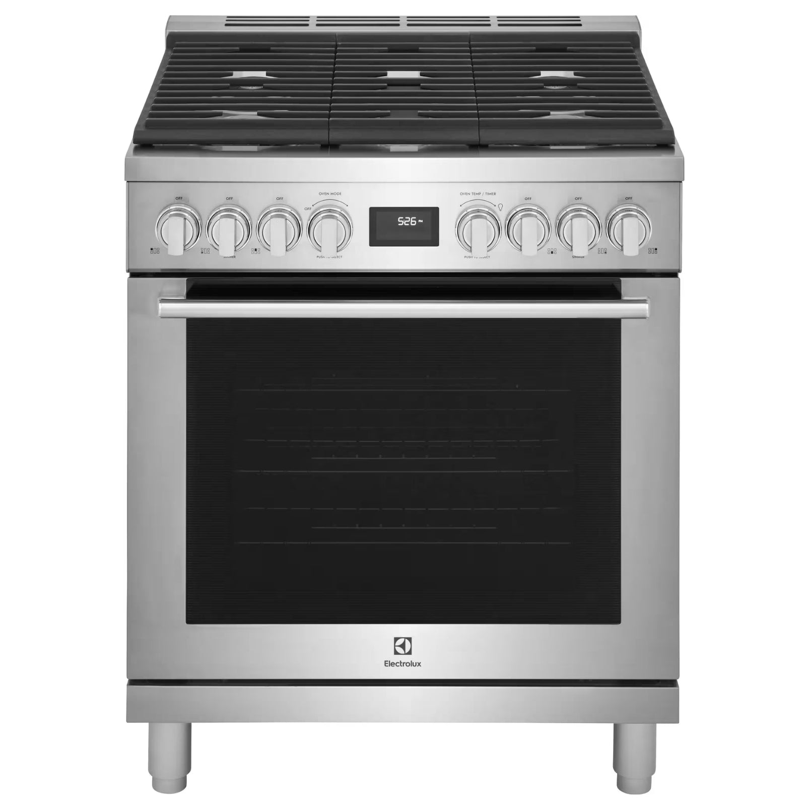 Electrolux ECFD3068AS 30-Inch Dual-Fuel Freestanding Range with True Convection Stainless Steel