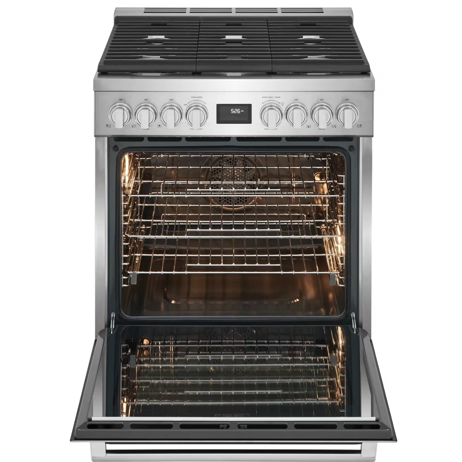 Electrolux ECFD3068AS 30-Inch Dual-Fuel Freestanding Range with True Convection Stainless Steel