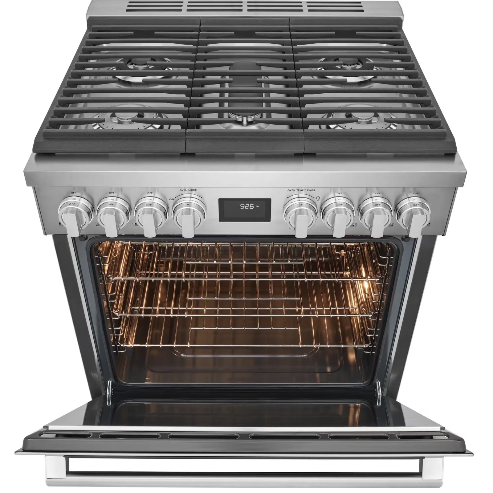 Electrolux ECFD3068AS 30-Inch Dual-Fuel Freestanding Range with True Convection Stainless Steel