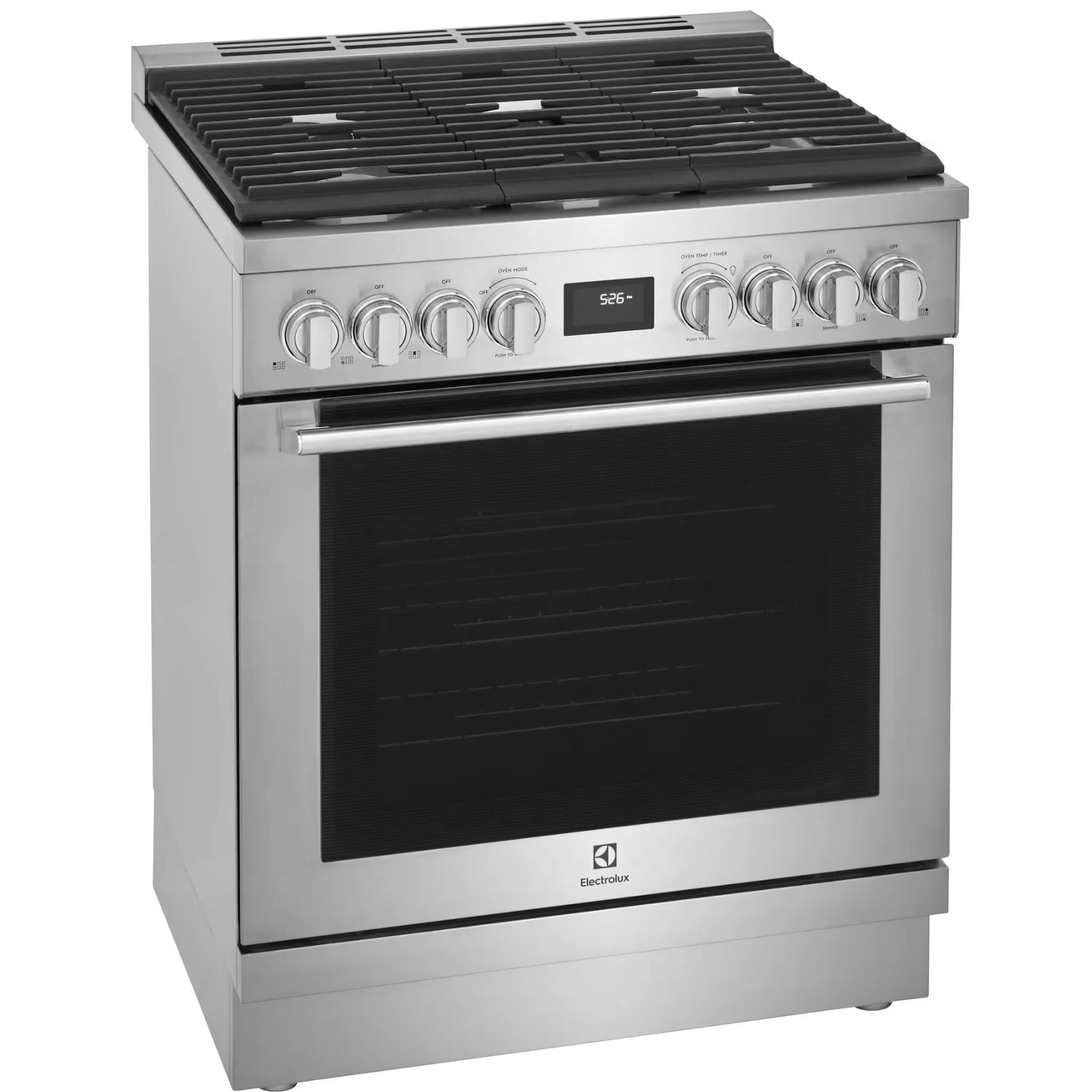 Electrolux ECFD3068AS 30-Inch Dual-Fuel Freestanding Range with True Convection Stainless Steel