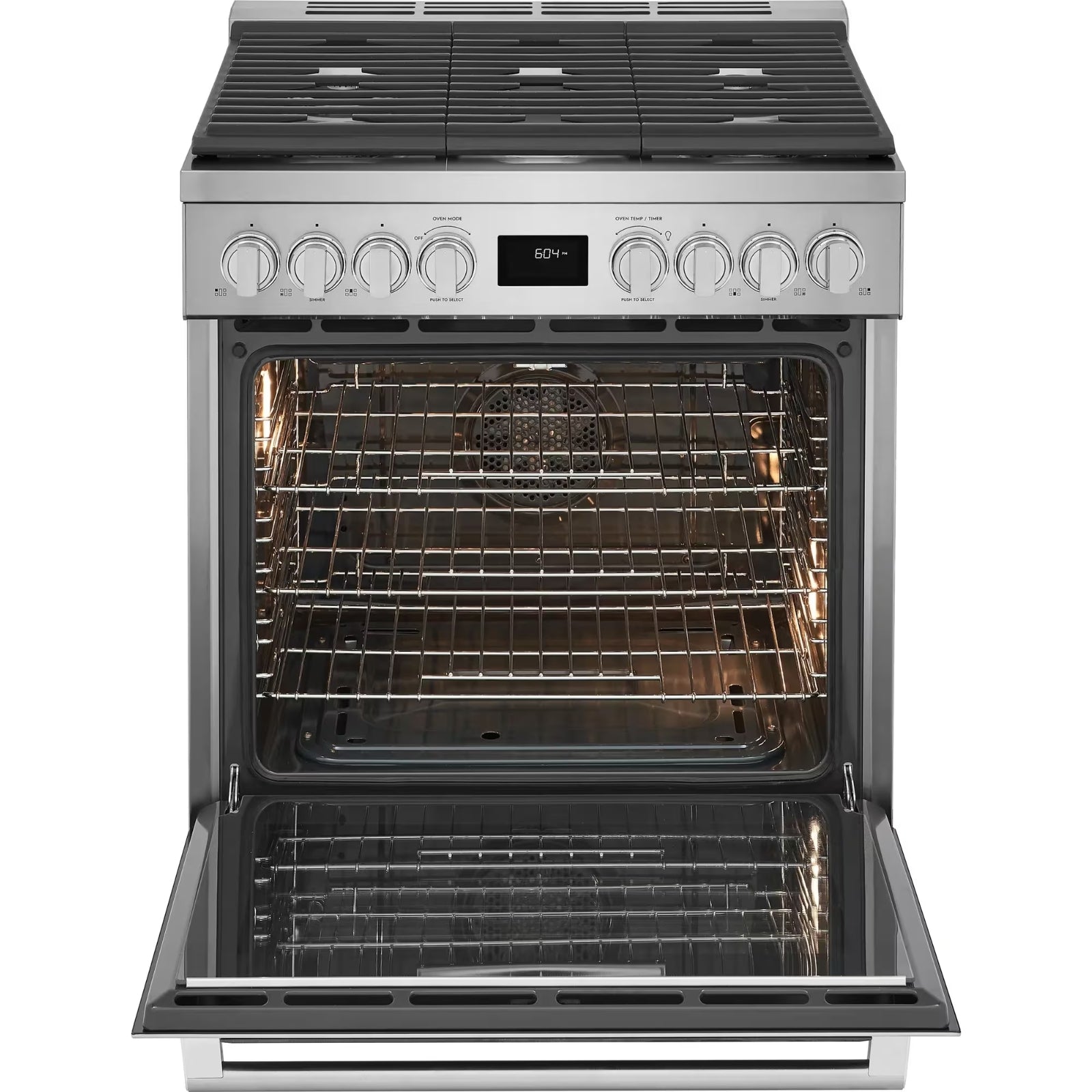 Electrolux ECFG3068AS 30-Inch Front-Control Freestanding Gas Range with True Convection Stainless Steel