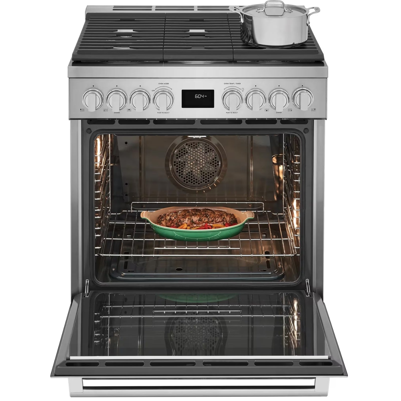 Electrolux ECFG3068AS 30-Inch Front-Control Freestanding Gas Range with True Convection Stainless Steel