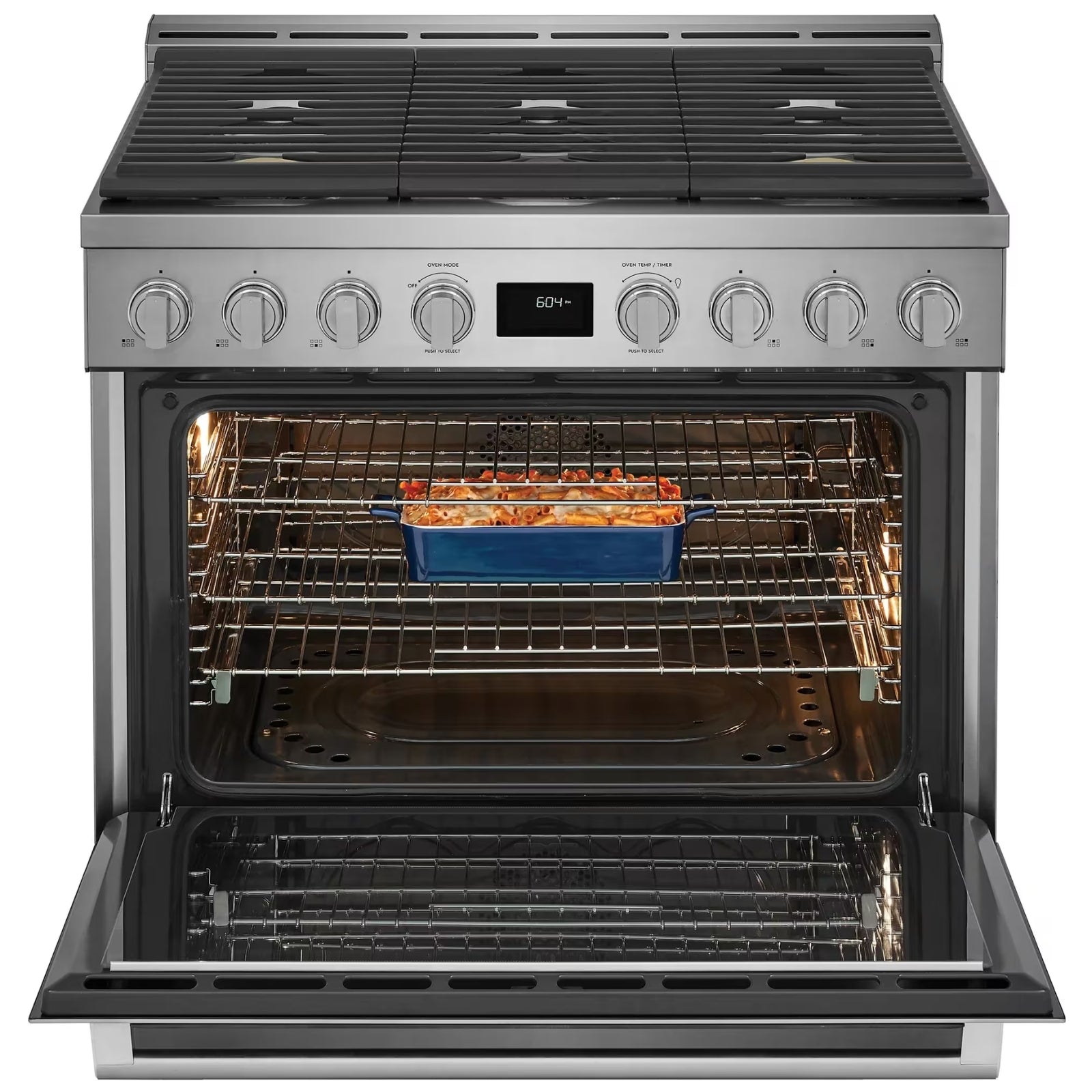 Electrolux ECFG3668AS 36-Inch Front-Control Freestanding Gas Range with True Convection Stainless Steel