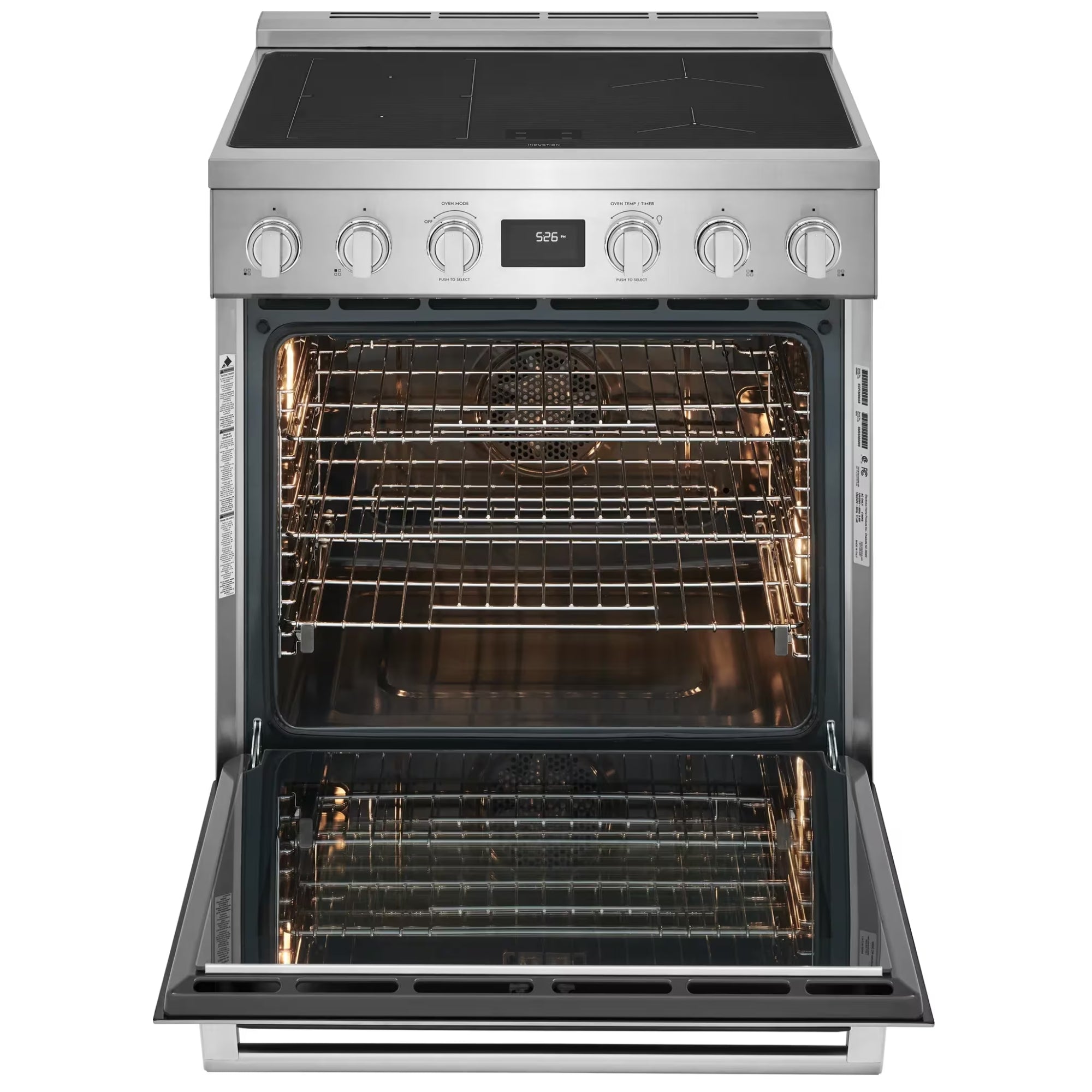 Electrolux ECFI3068AS 30-Inch Freestanding Induction Range with True Convection Stainless Steel