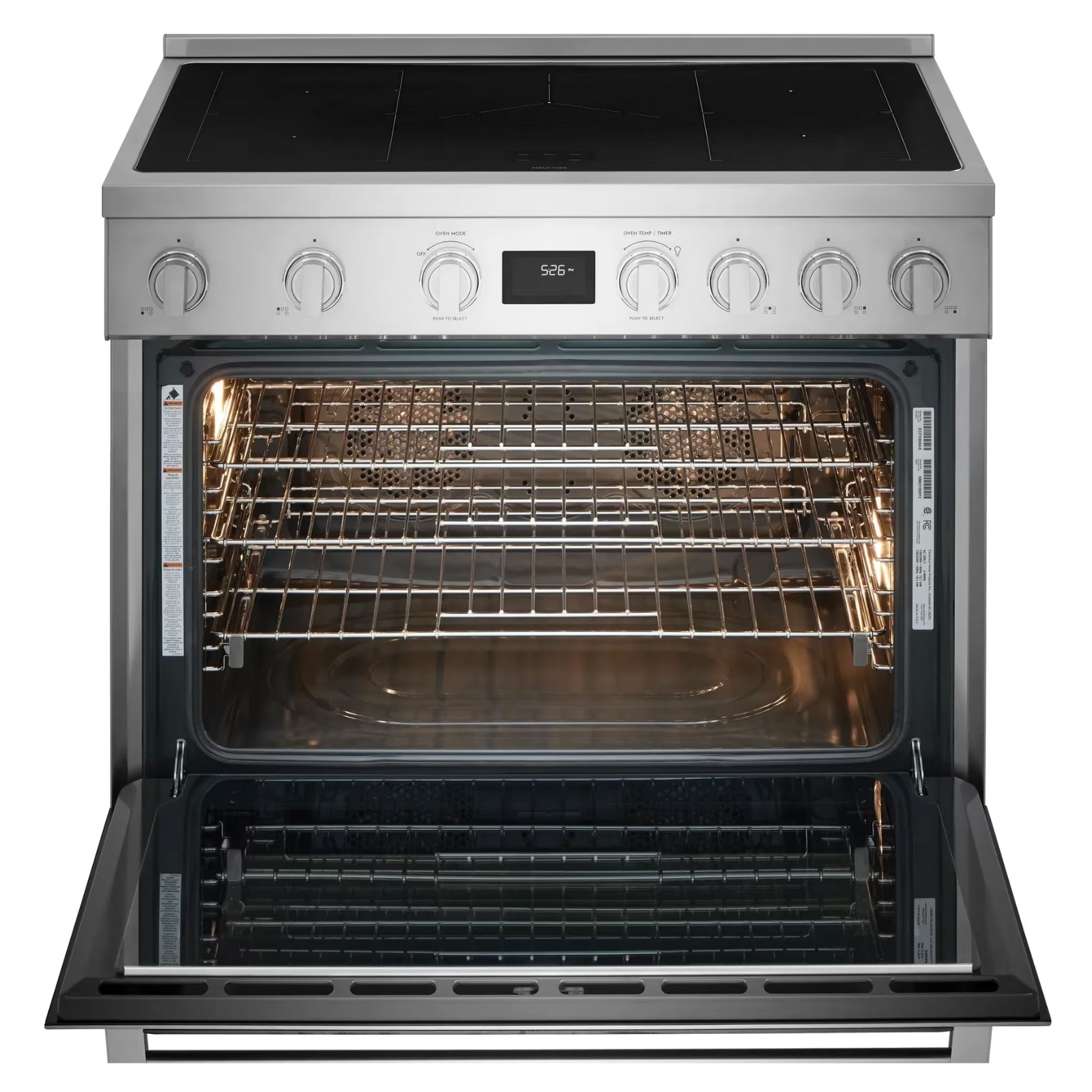 Electrolux ECFI3668AS 36-Inch Freestanding Induction Range with True Dual Convection Stainless Steel