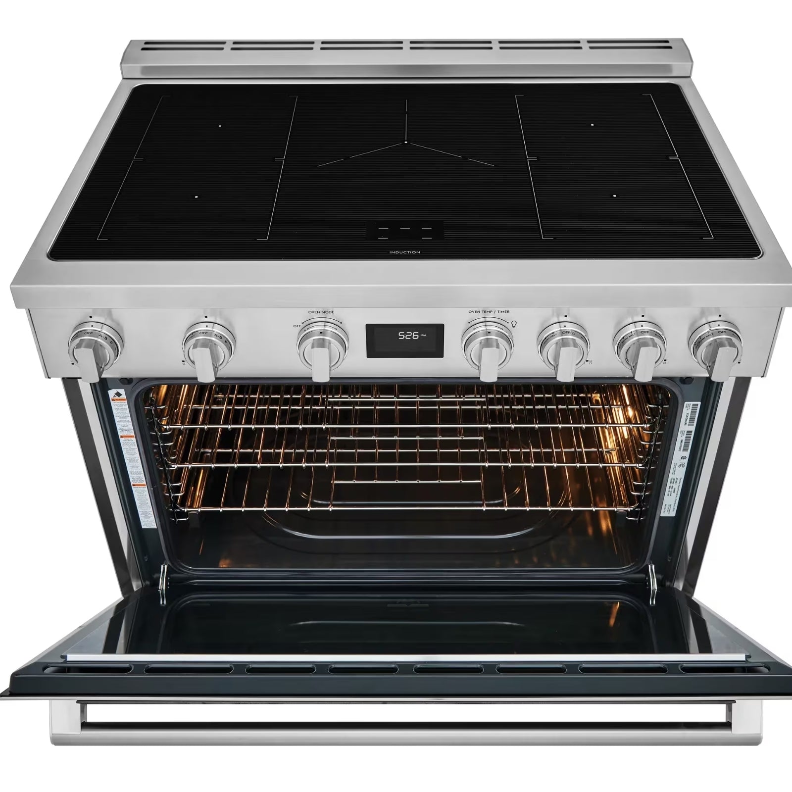 Electrolux ECFI3668AS 36-Inch Freestanding Induction Range with True Dual Convection Stainless Steel