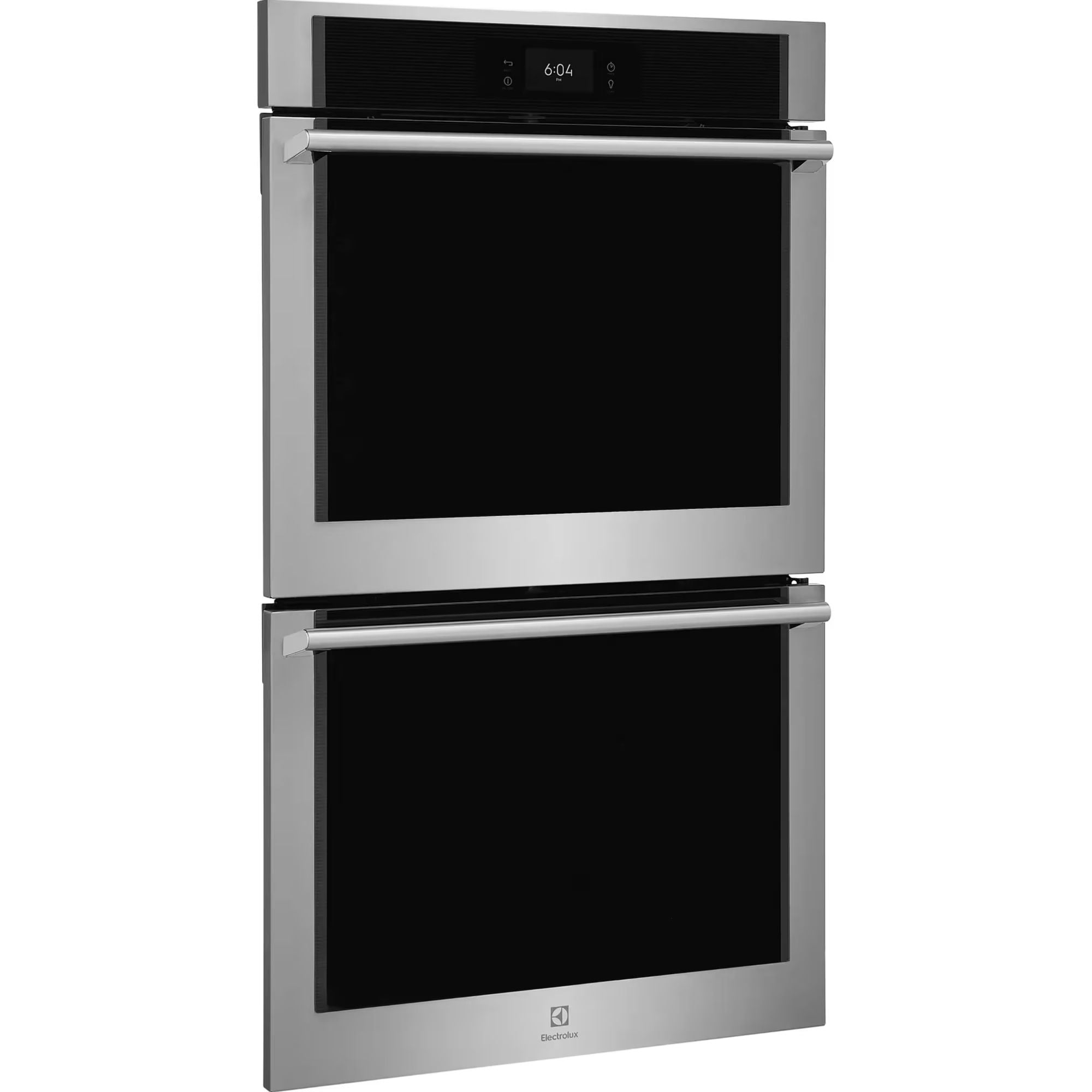 Electrolux ECWD3012AS 30-inch electric double wall oven with stainless steel finish and digital control panel.