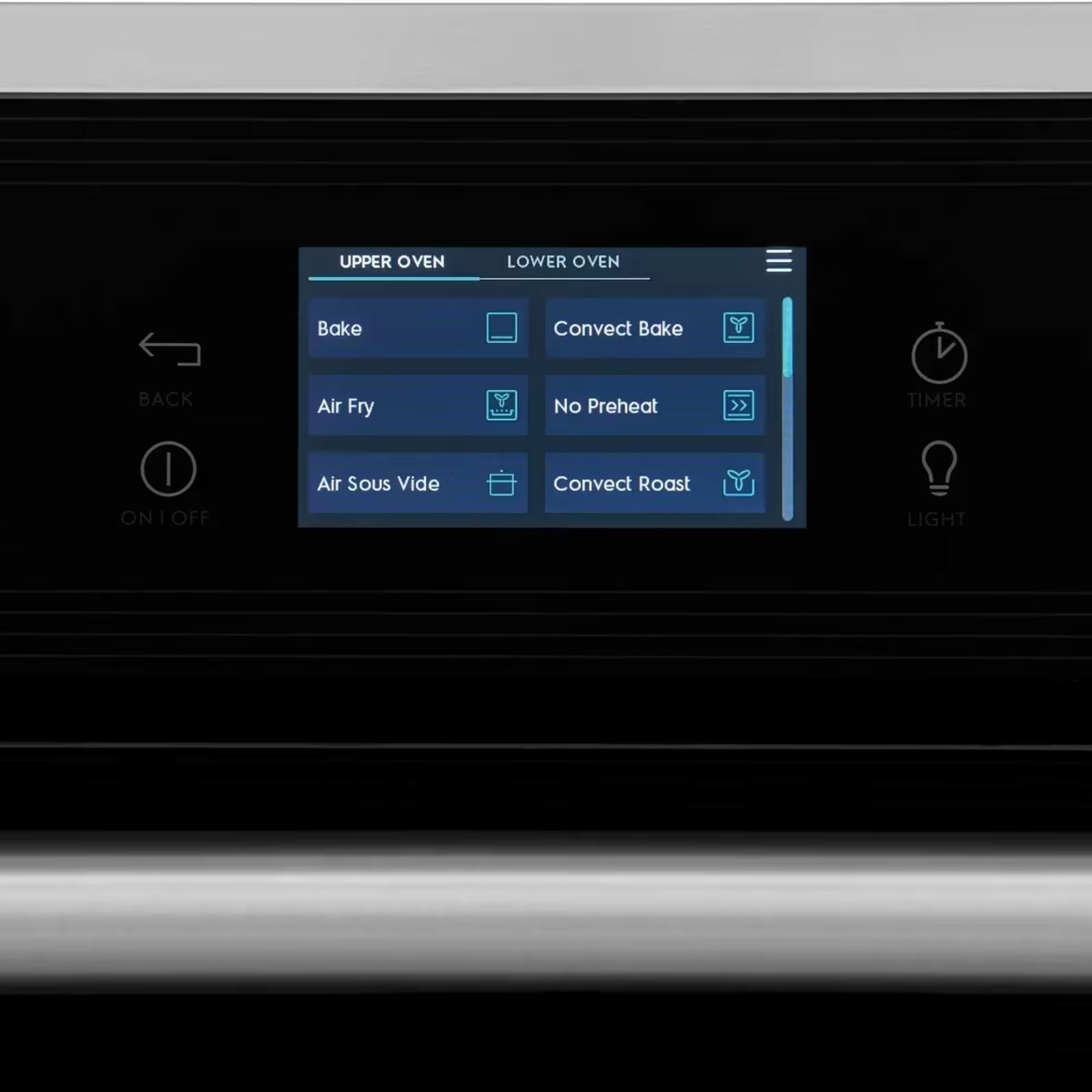 Electrolux ECWD3012AS 30-inch electric double wall oven with stainless steel finish, featuring Air Sous Vide cooking technology.