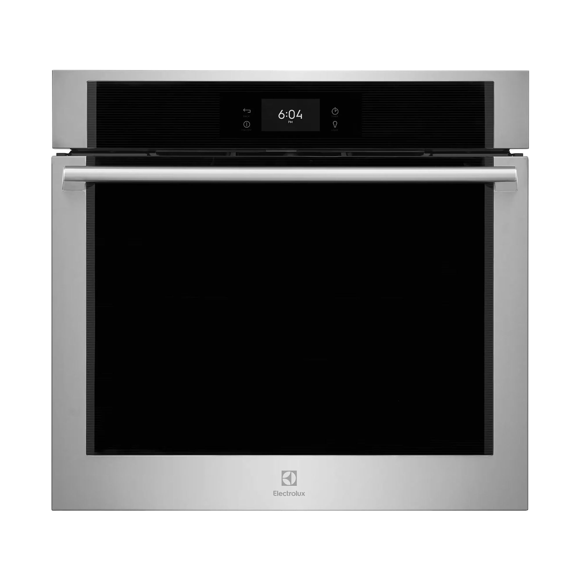 Electrolux ECWS3012AS 30-inch stainless steel wall oven with Air Sous Vide cooking feature, modern kitchen appliance.
