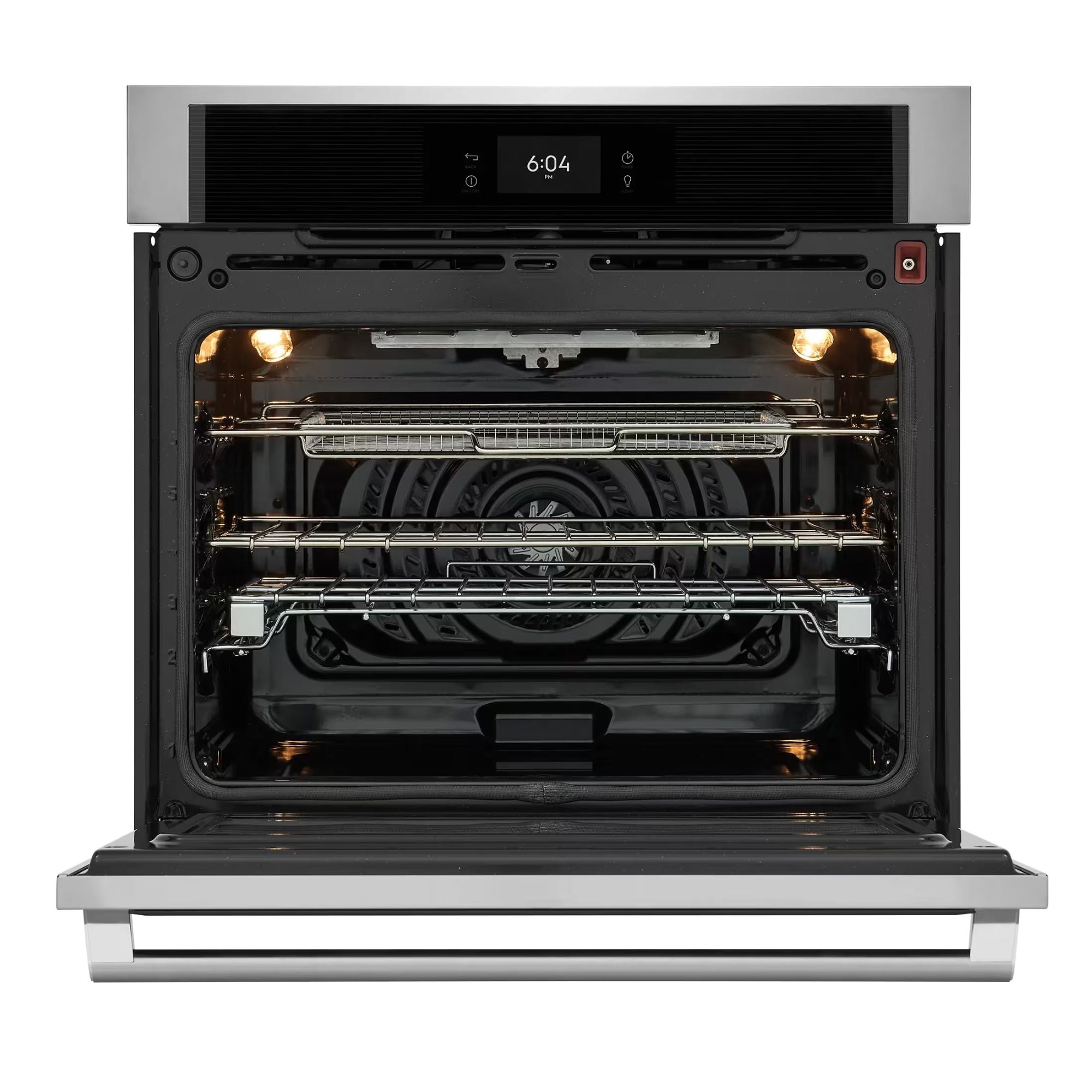 Electrolux ECWS3012AS 30-inch stainless steel electric wall oven with Air Sous Vide cooking feature and modern design.