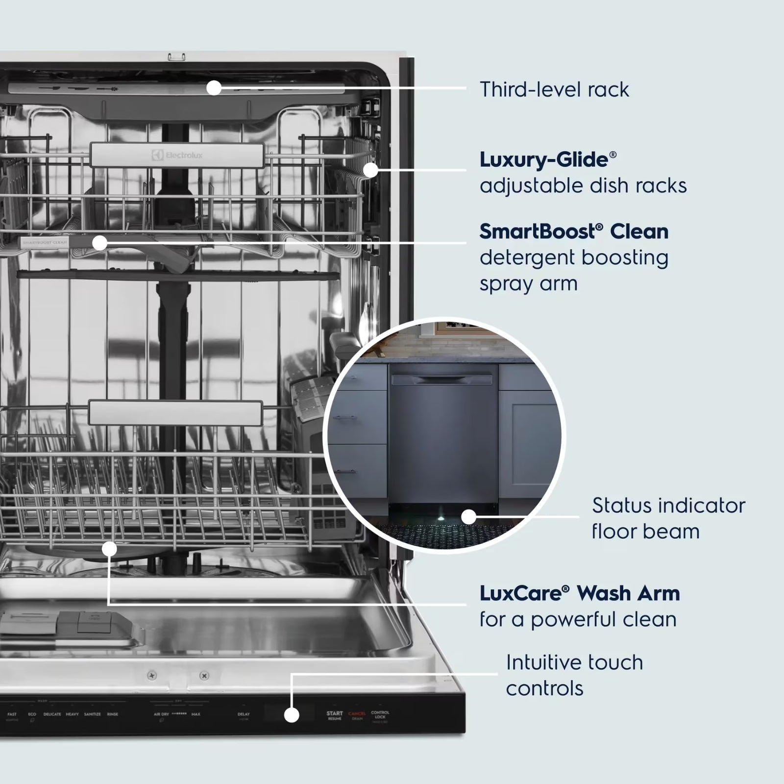 Electrolux EDSH4944CS 24-Inch Built-In Dishwasher Stainless Steel
