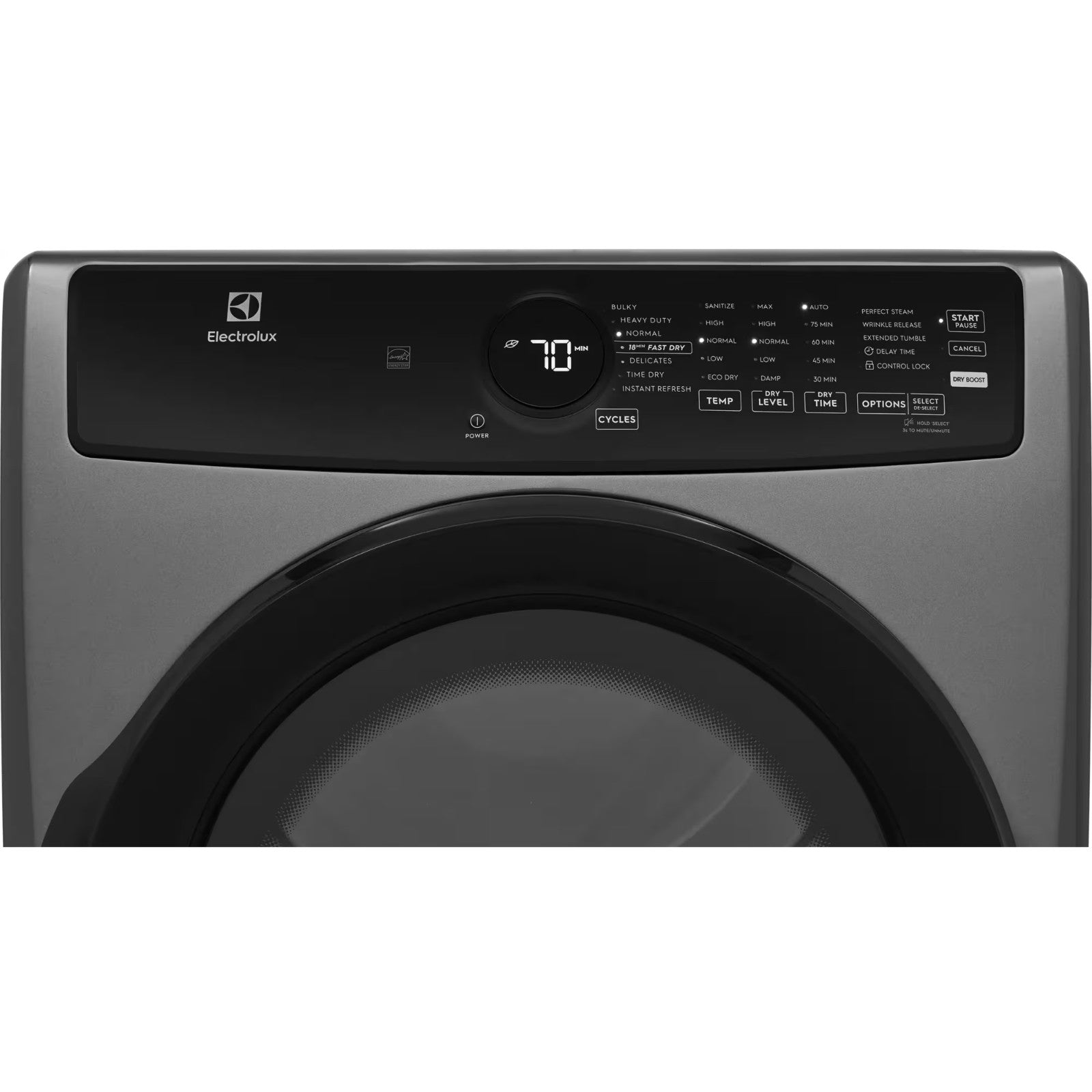 Electrolux ELFE743CAT 27" 8.0 Cu. Ft. Front Load Dryer Titanium