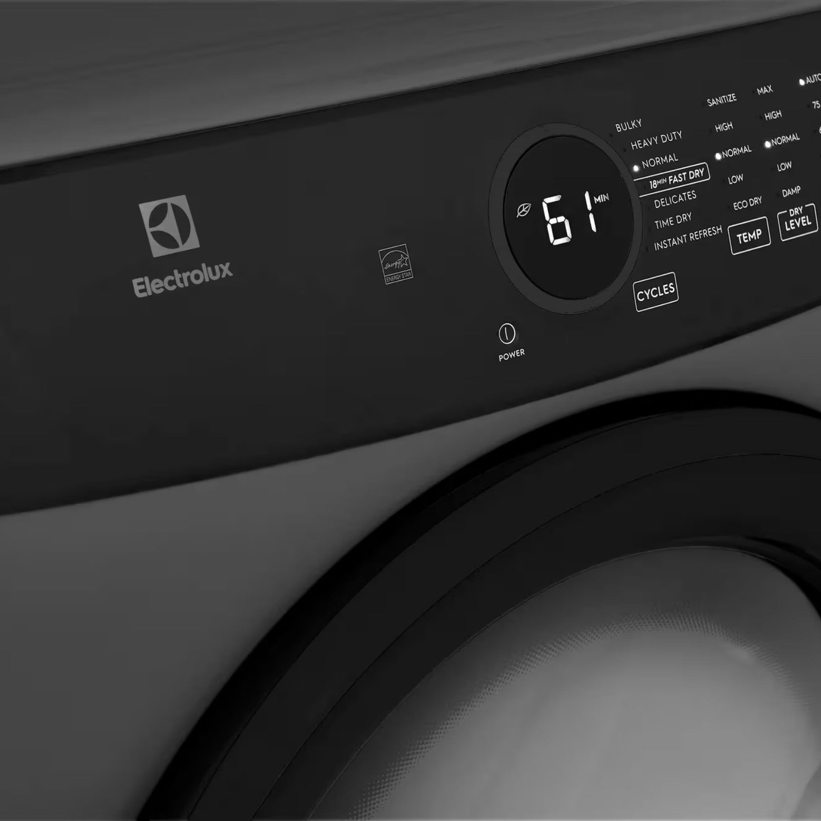 Electrolux ELFE743CAT 27" 8.0 Cu. Ft. Front Load Dryer Titanium